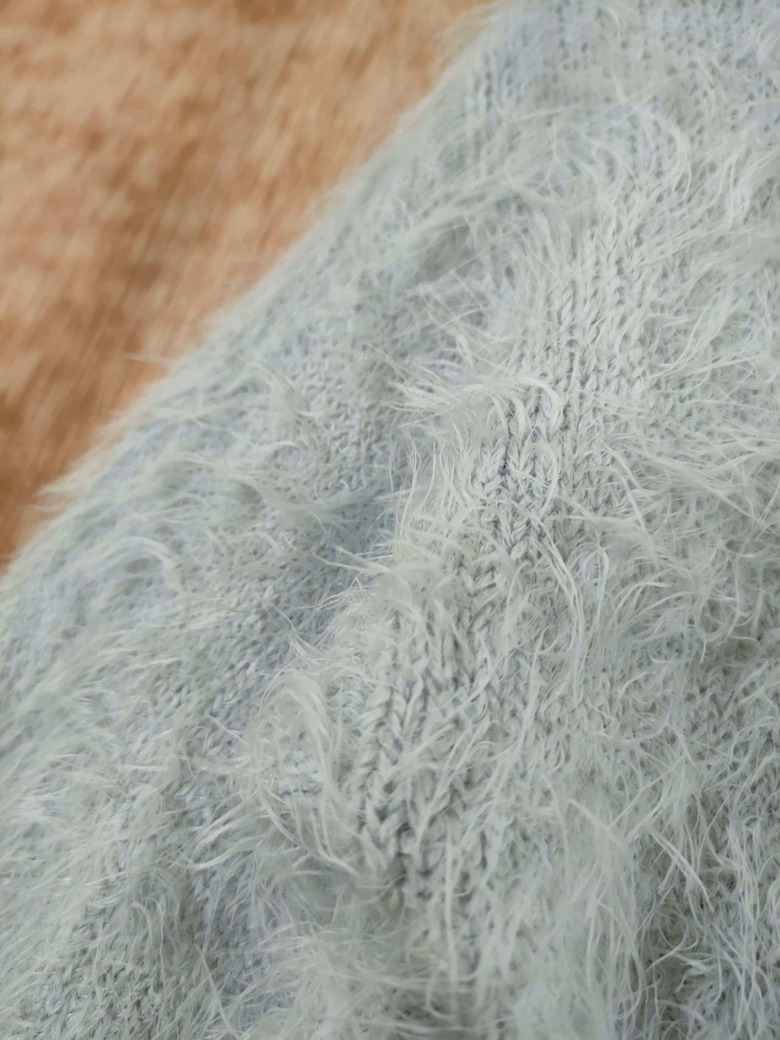 Homespun Knitwear DLL Shoo La Rue shaggy fur mohair japan knitwear #46-521 Size S / US 4 / IT 40 - 5 Thumbnail