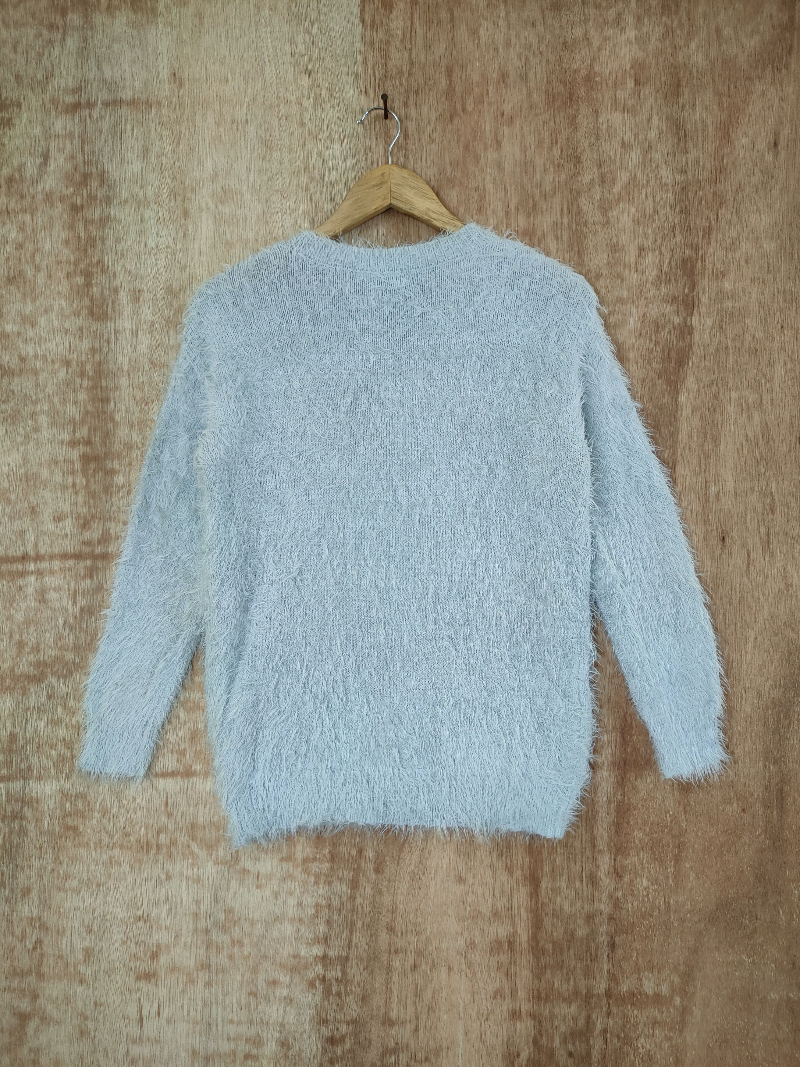 Homespun Knitwear DLL Shoo La Rue shaggy fur mohair japan knitwear #46-521 Size S / US 4 / IT 40 - 8 Thumbnail
