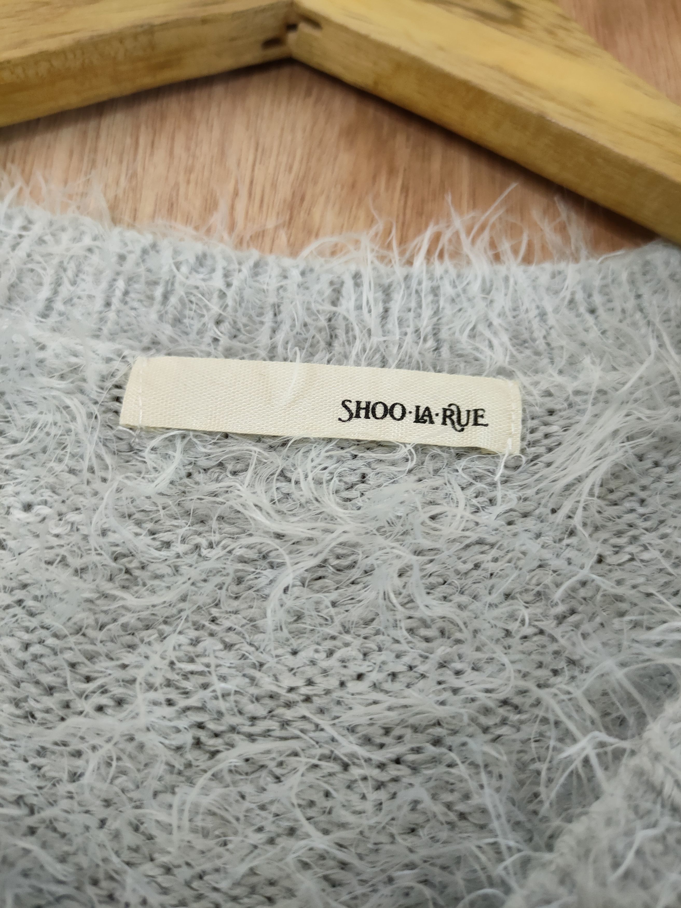Homespun Knitwear DLL Shoo La Rue shaggy fur mohair japan knitwear #46-521 Size S / US 4 / IT 40 - 4 Thumbnail