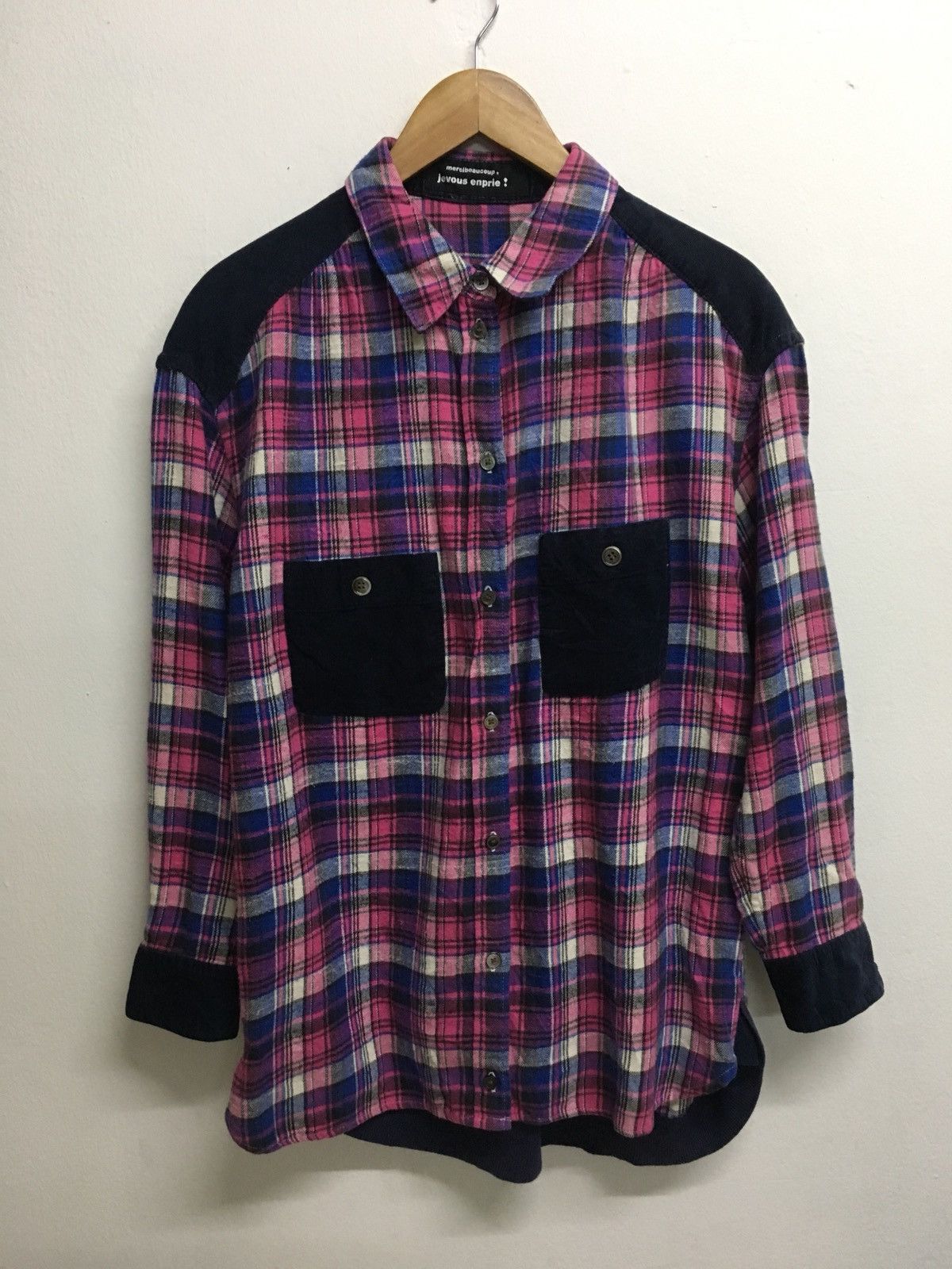 Issey Miyake pink check flannel Size US S / EU 44-46 / 1 - 1 Thumbnail