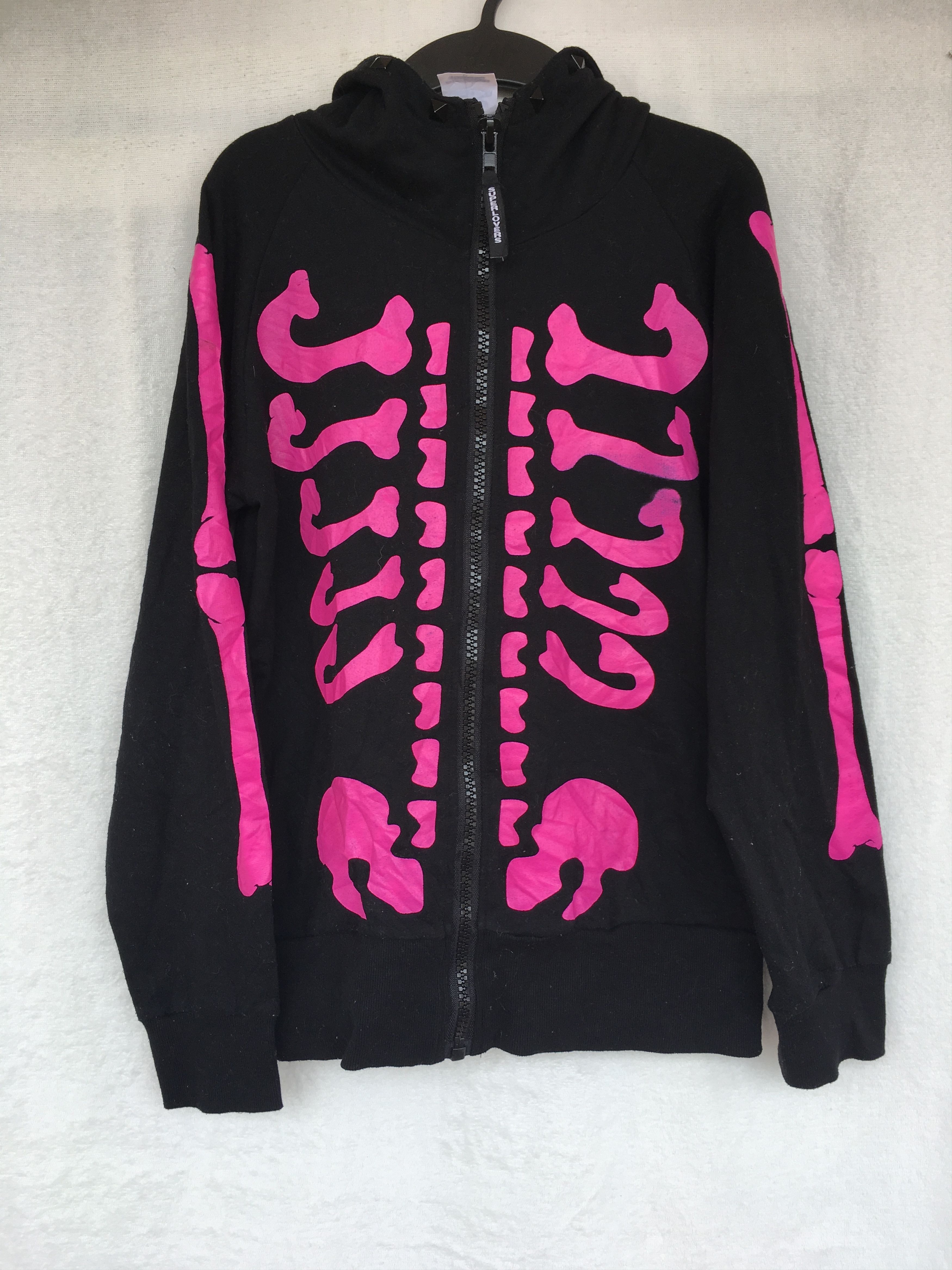 Designer skull punk hoodie Size US M / EU 48-50 / 2 - 1 Thumbnail