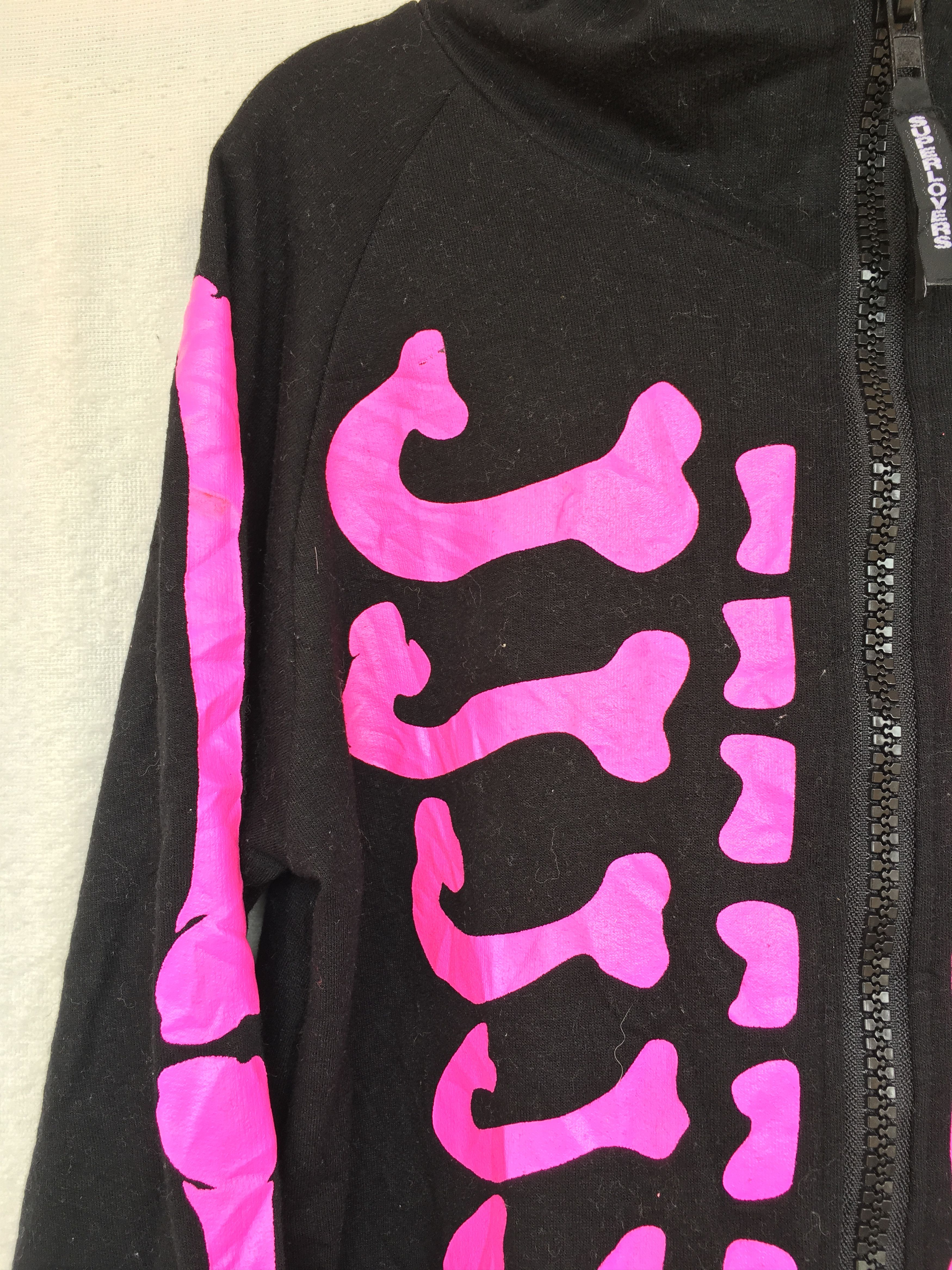 Designer skull punk hoodie Size US M / EU 48-50 / 2 - 5 Thumbnail