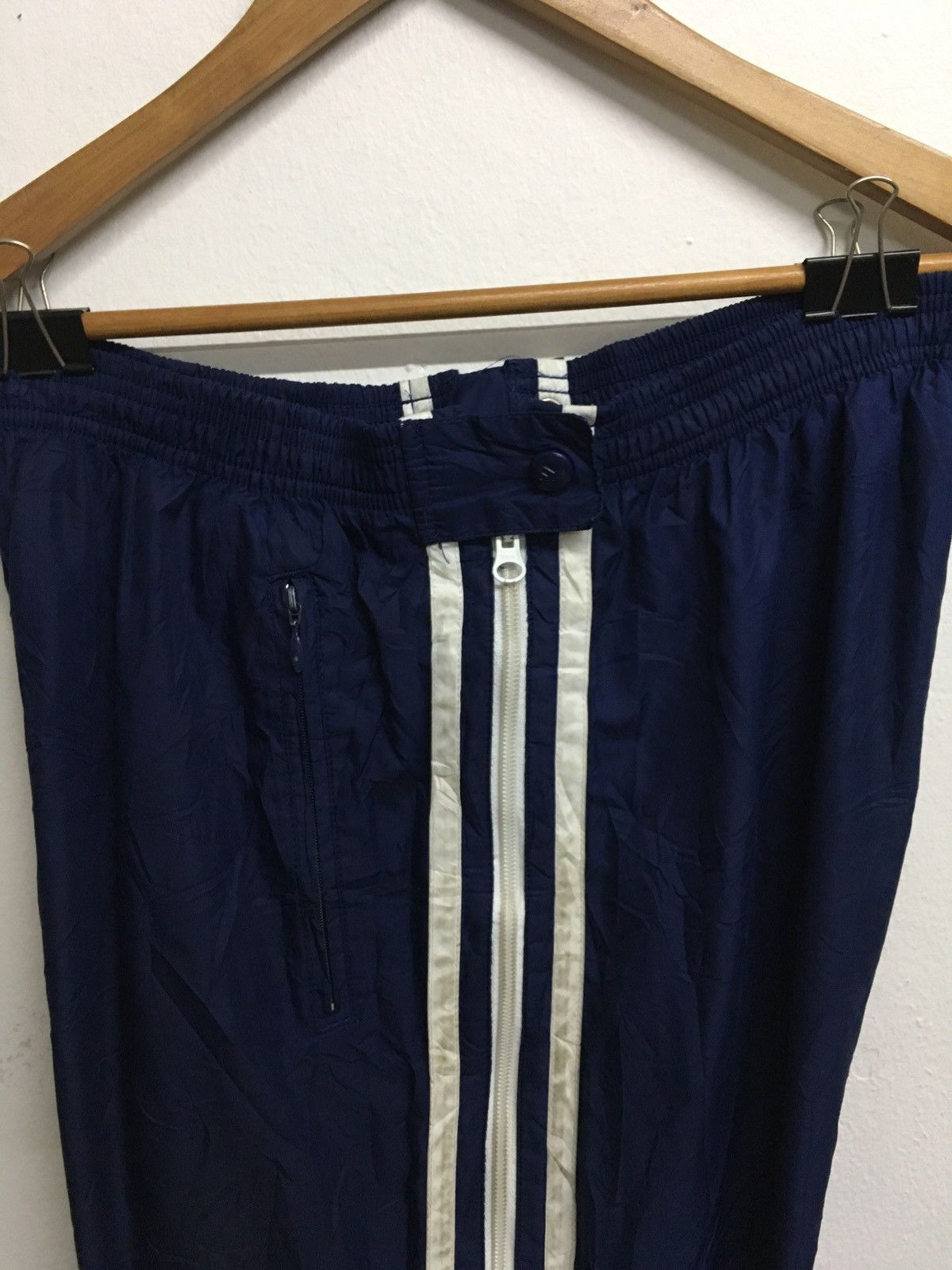 Adidas vintage adidas track bottom Size US 30 / EU 46 - 2 Thumbnail