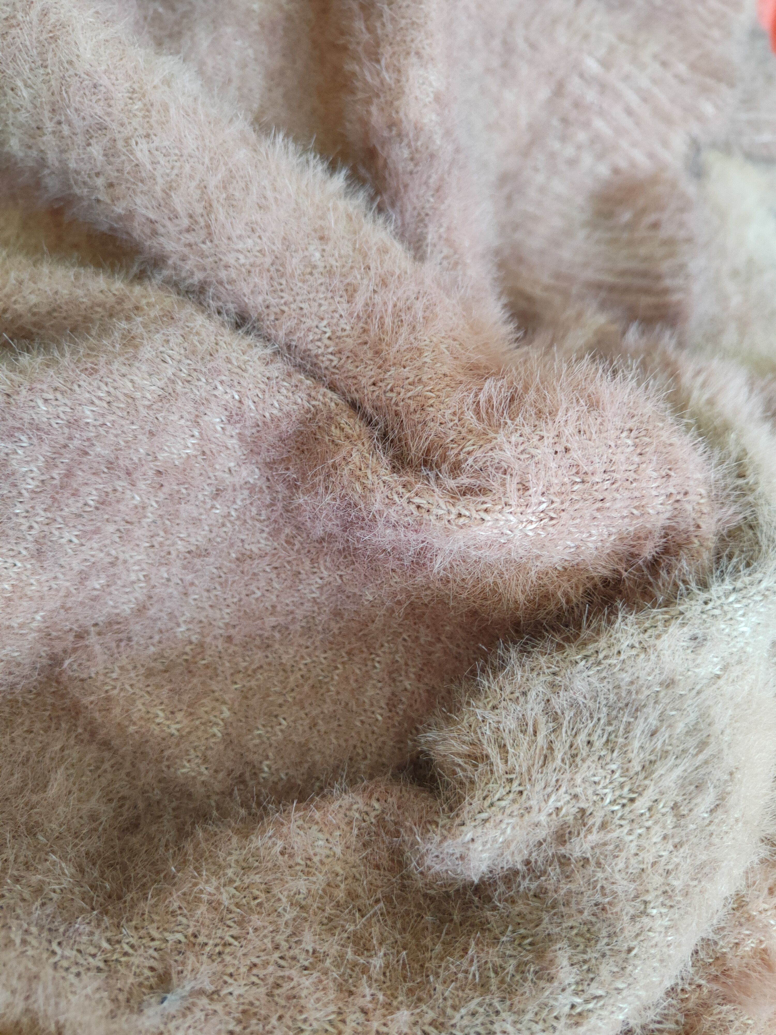 Homespun Knitwear × Japanese Brand Naughty Dog faded cardigan Shaggy Fur Mohair Knitwear #S407 Size M / US 6-8 / IT 42-44 - 10 Thumbnail
