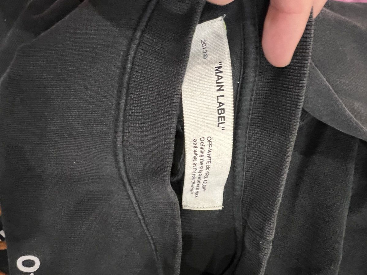 Off-White Pictogram stickman inside out crewneck sweatshirt Size US L / EU 52-54 / 3 - 3 Thumbnail
