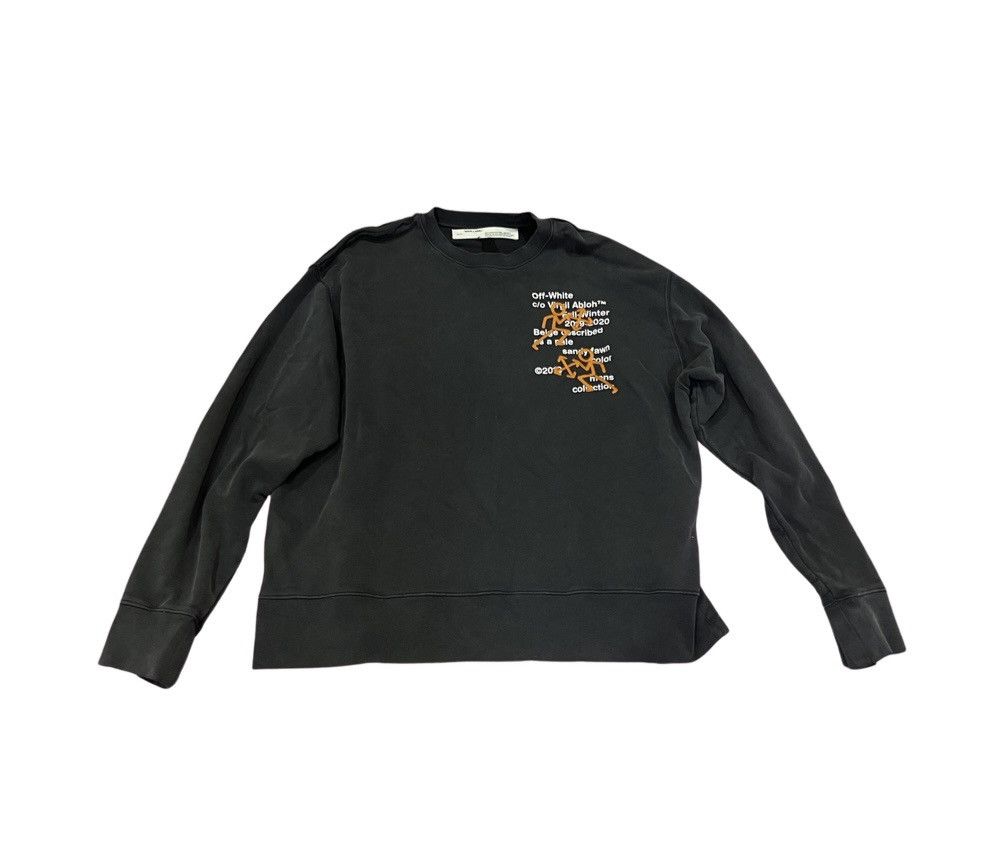 Off-White Pictogram stickman inside out crewneck sweatshirt Size US L / EU 52-54 / 3 - 2 Thumbnail