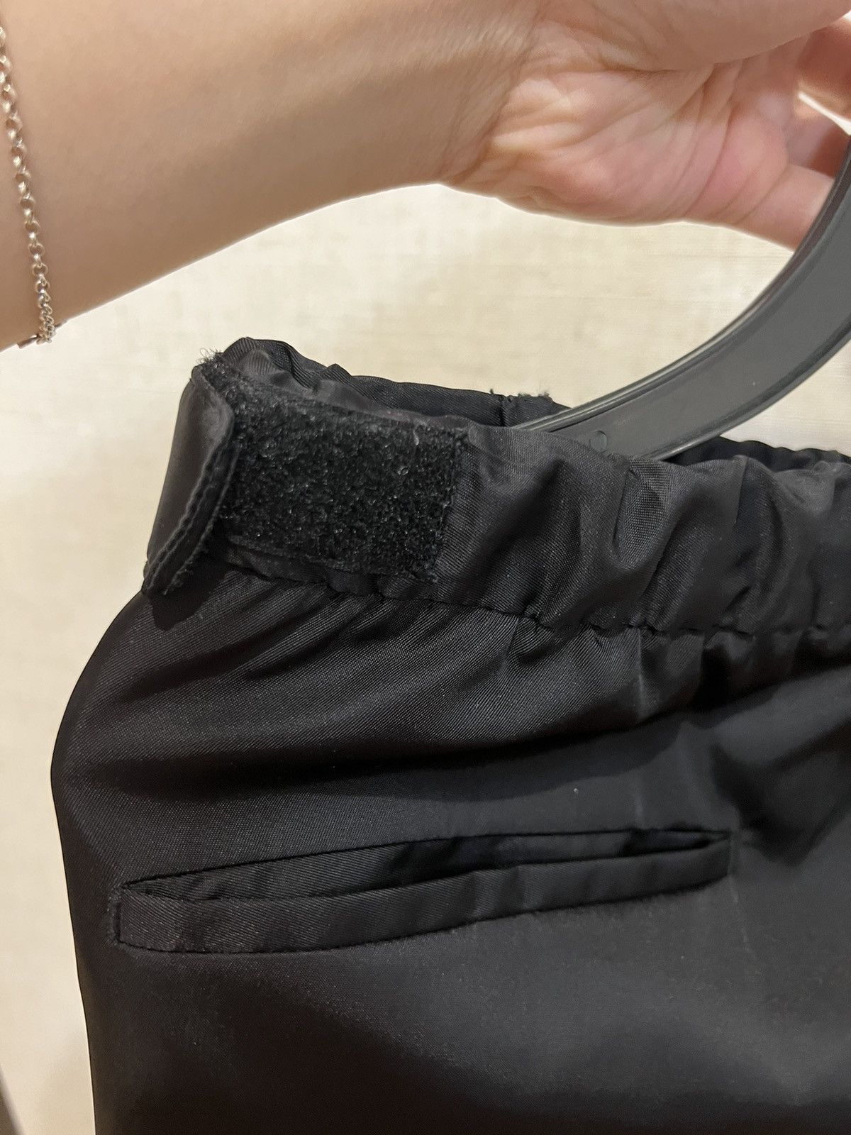 Prada Ss18 Nylon Gabardine adjustable strap track pants Size US 30 / EU 46 - 5 Thumbnail
