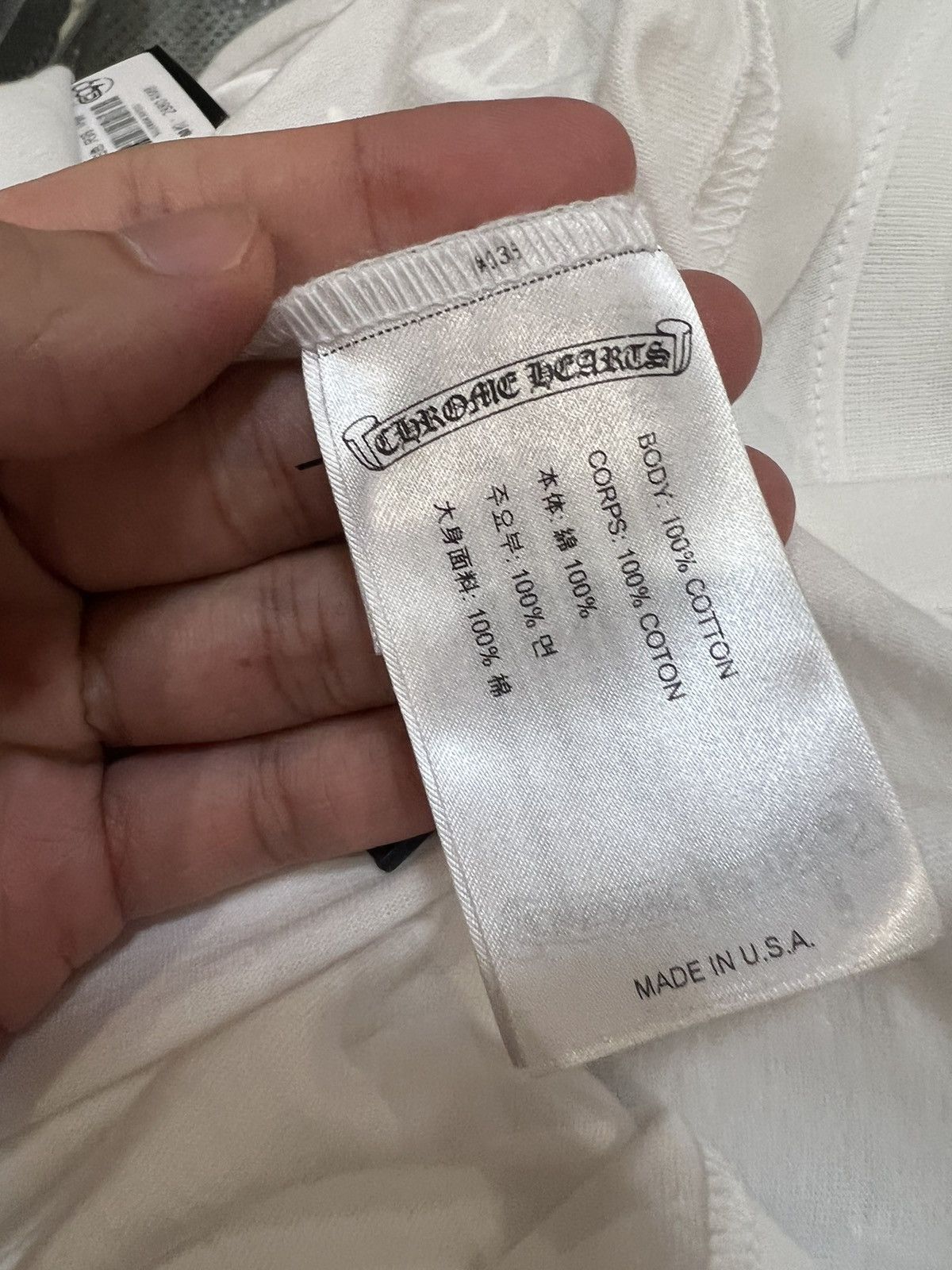 Chrome Hearts Classic horseshoe tee Size US M / EU 48-50 / 2 - 3 Thumbnail