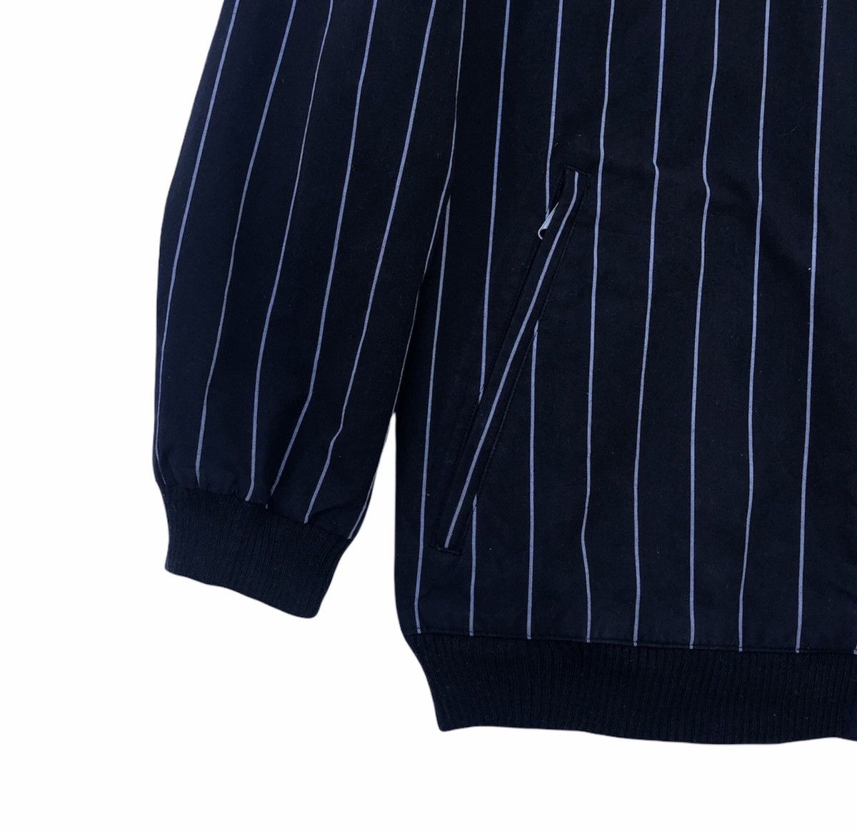 Vintage Vintage Woolrich Striped Bomber Jacket Size US L / EU 52-54 / 3 - 8 Thumbnail