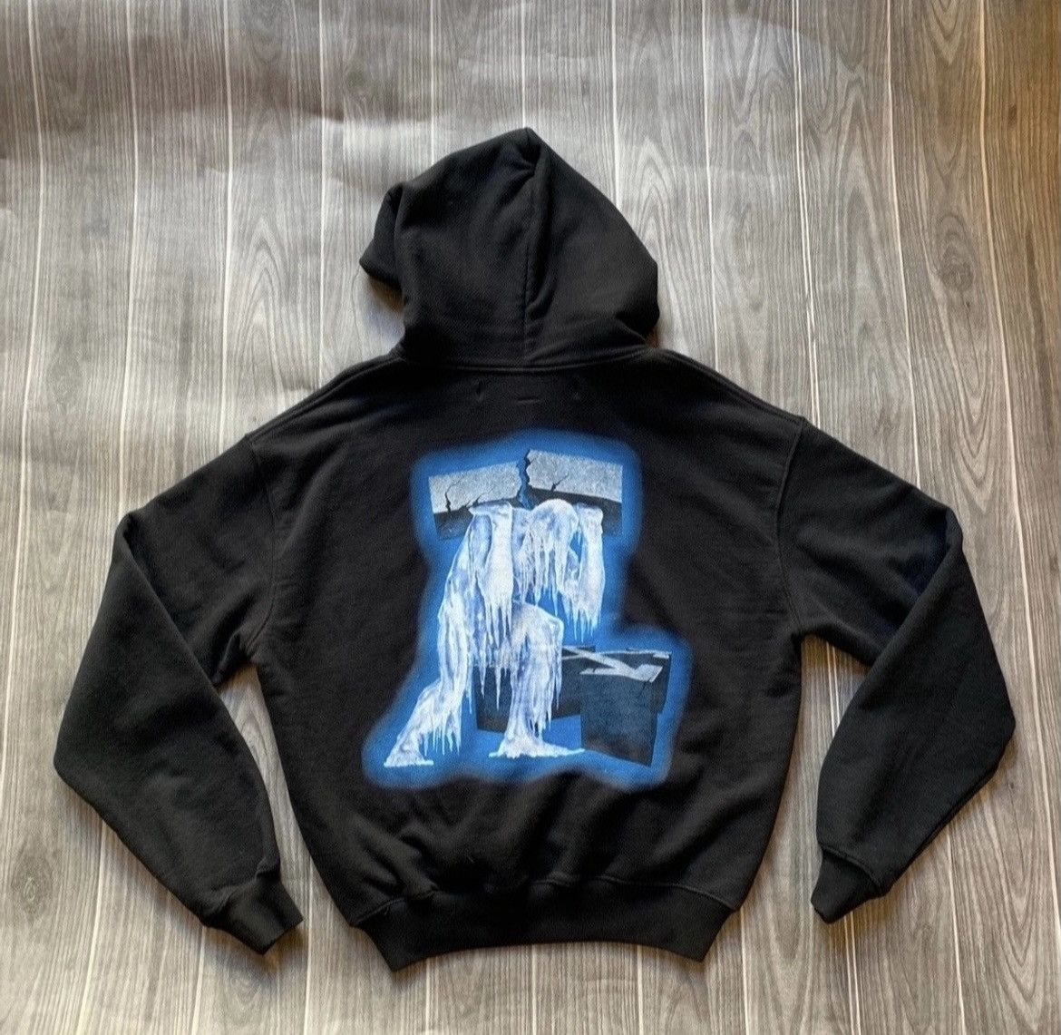 Off White Ice man graphic print hoodie Grailed