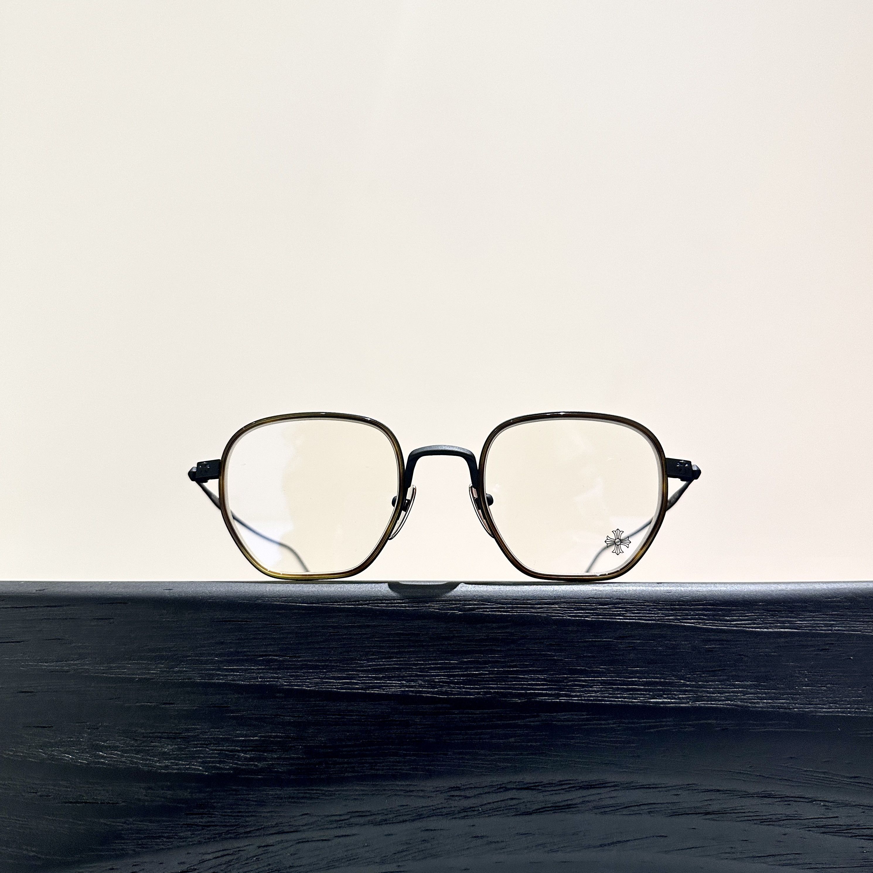 Chrome Hearts Chrome Hearts BONE PRONE I BOS/MBK Glasses Frame Size ONE SIZE - 4 Thumbnail