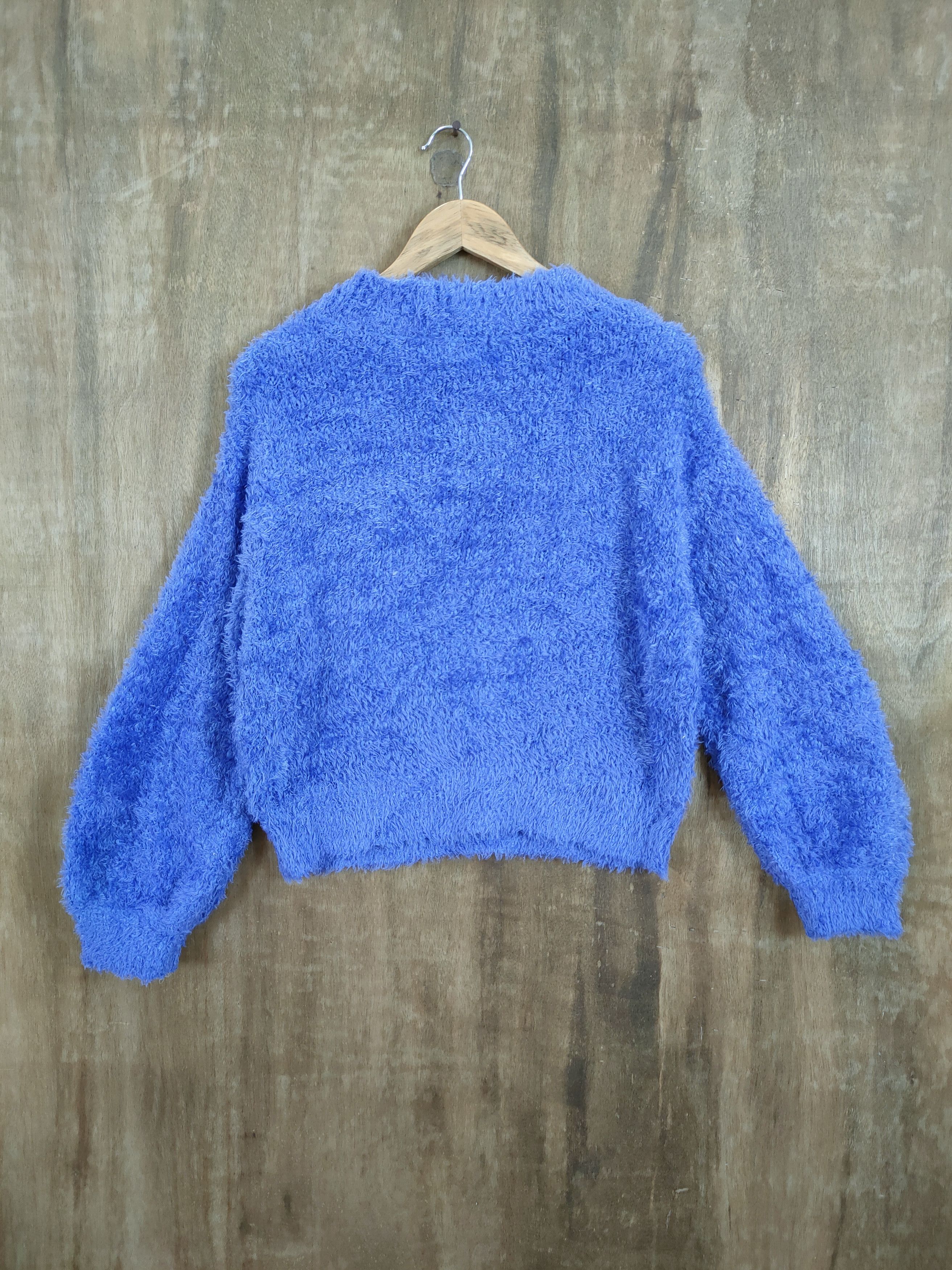 Vintage D Earth japan shag shaggy fur mohair knitwear #46-999 Size US S / EU 44-46 / 1 - 9 Thumbnail