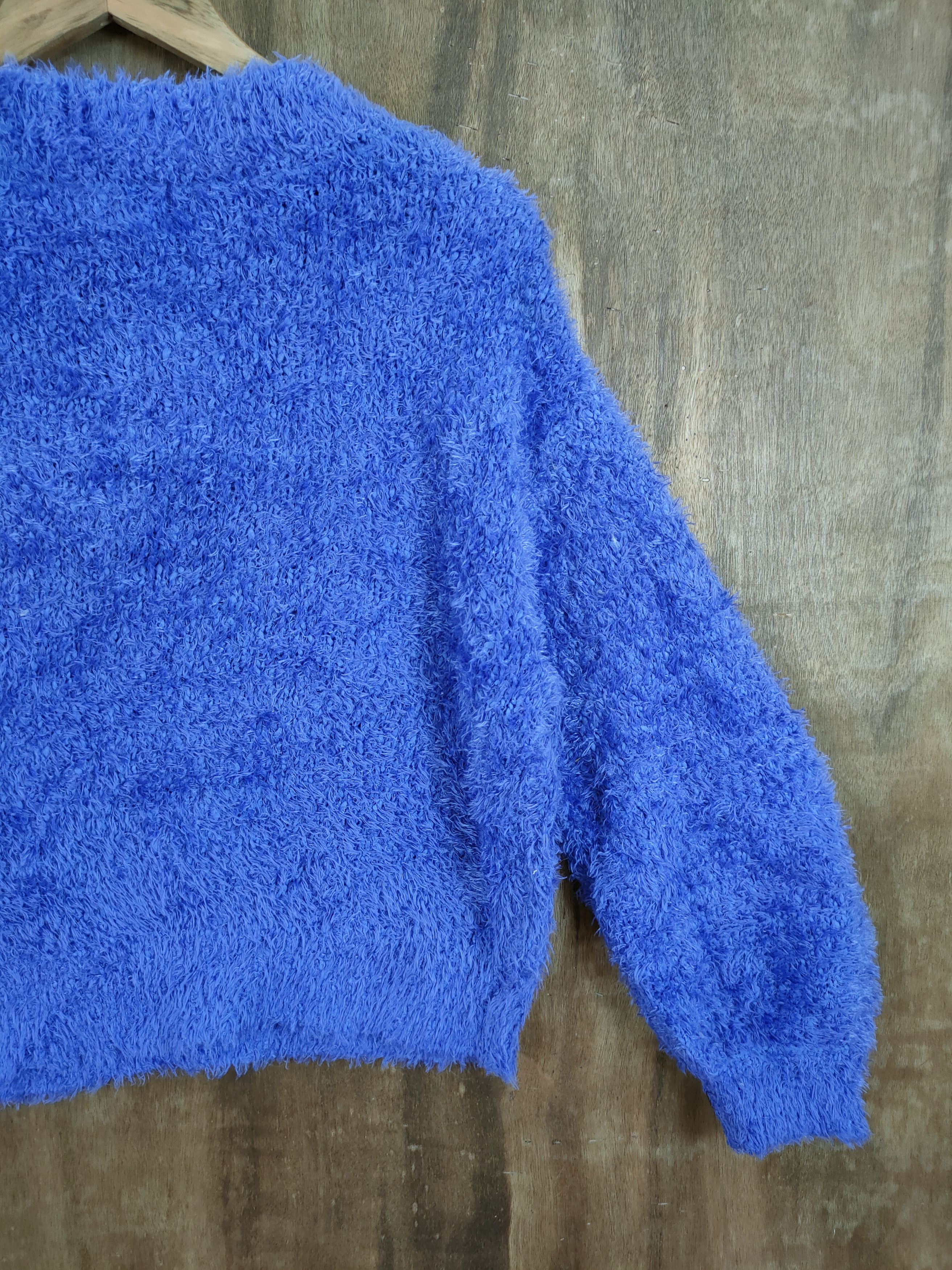 Vintage D Earth japan shag shaggy fur mohair knitwear #46-999 Size US S / EU 44-46 / 1 - 11 Thumbnail