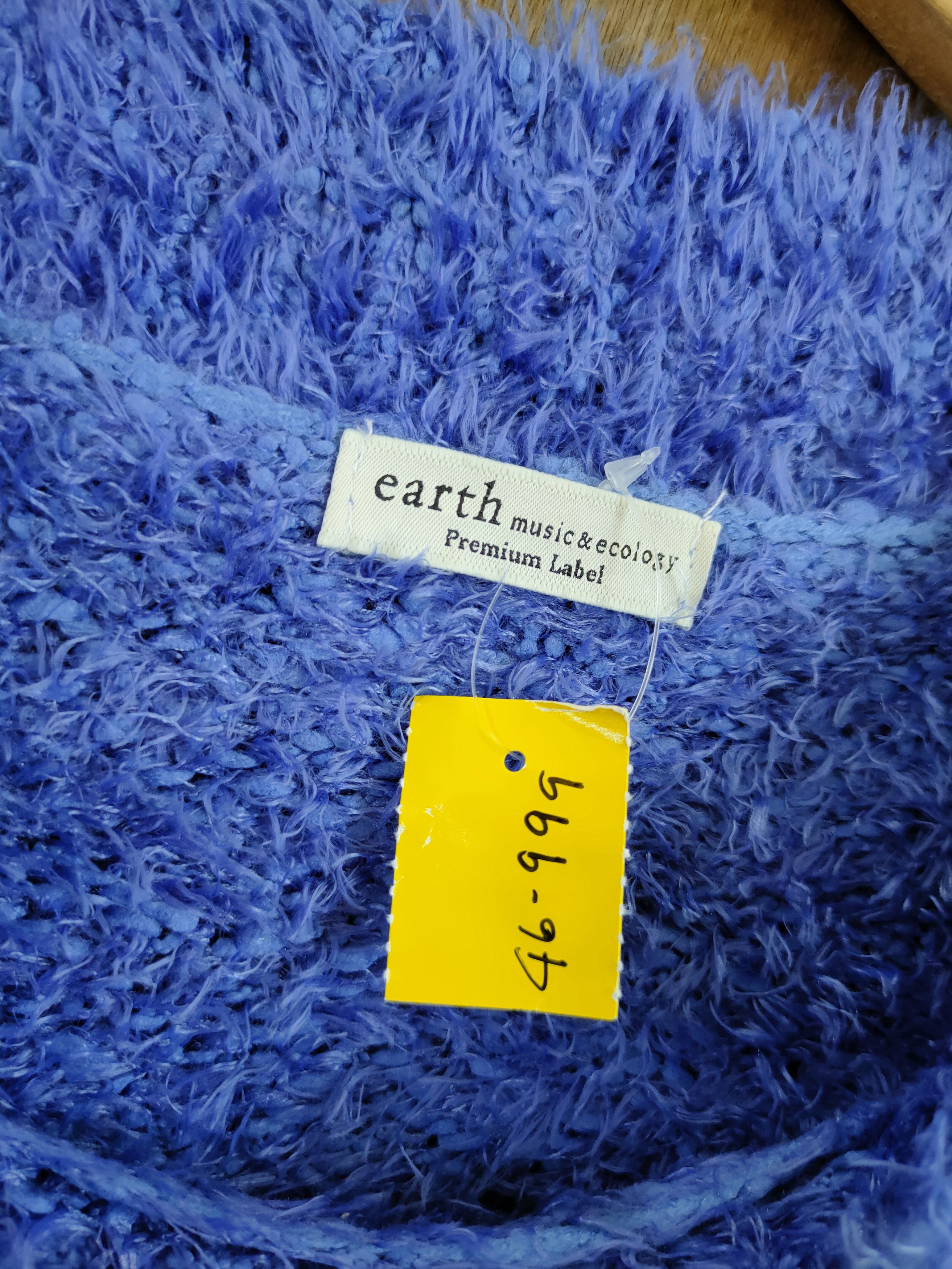 Vintage D Earth japan shag shaggy fur mohair knitwear #46-999 Size US S / EU 44-46 / 1 - 4 Thumbnail