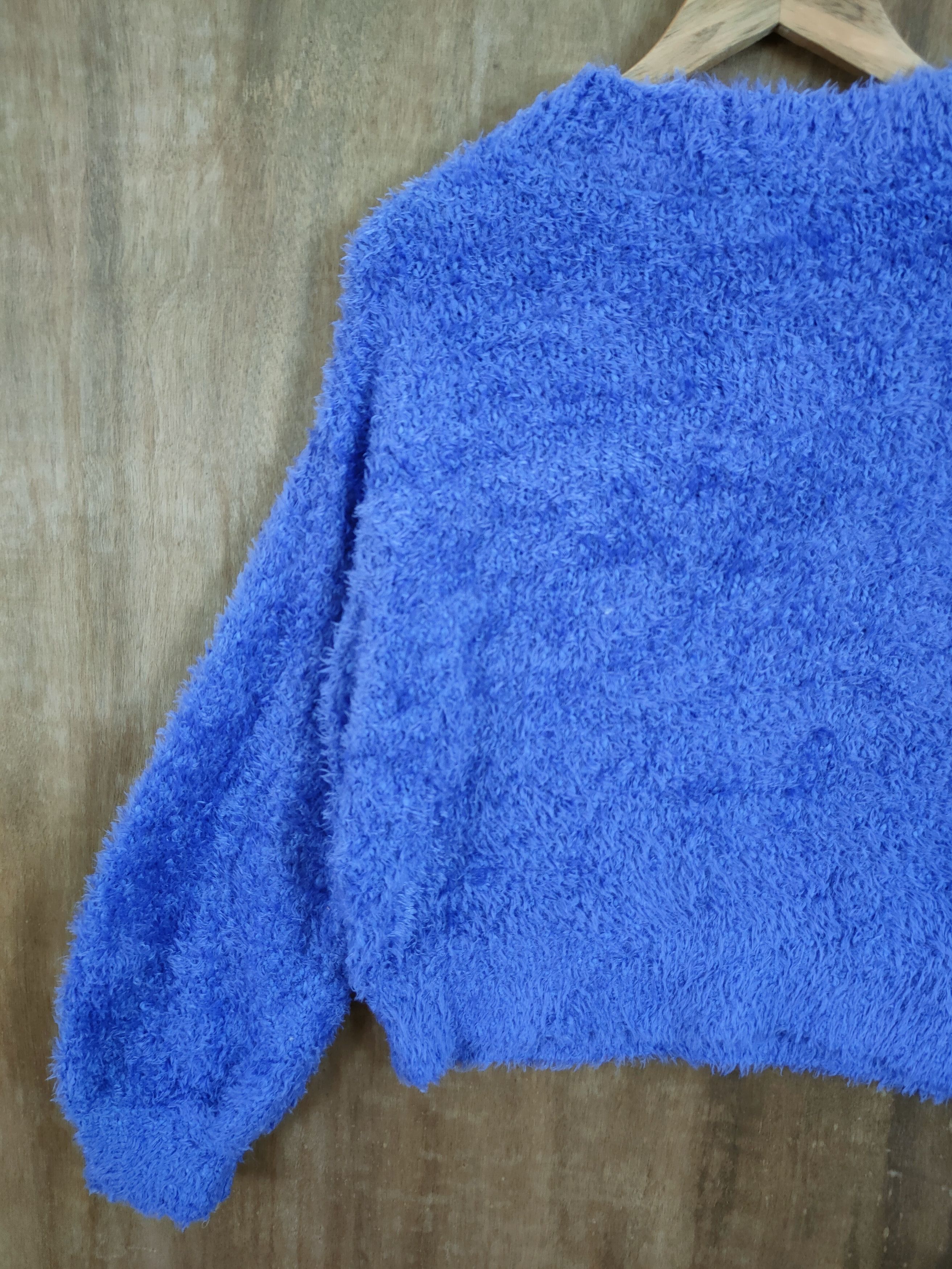 Vintage D Earth japan shag shaggy fur mohair knitwear #46-999 Size US S / EU 44-46 / 1 - 10 Thumbnail