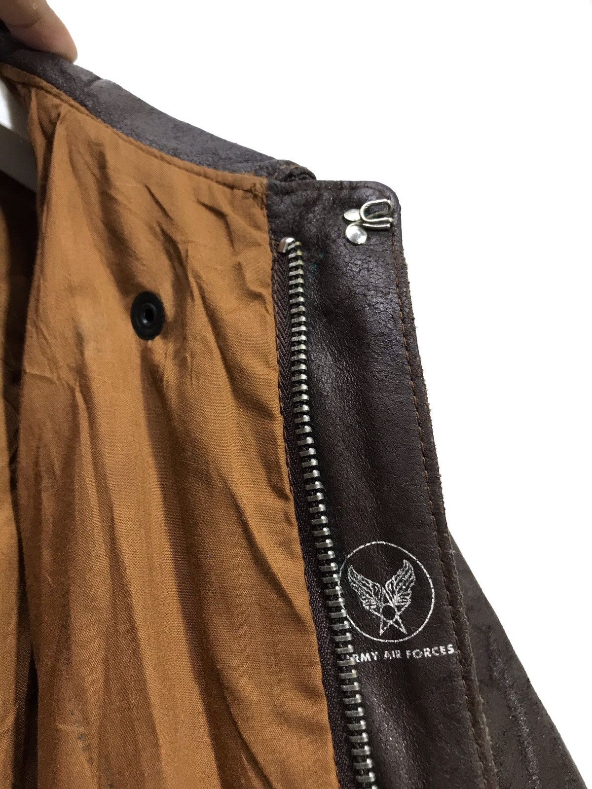 Other Japan Brand Morgan Type A-2 Leather Jacket USAAF WWII 27🟩 Size US M / EU 48-50 / 2 - 7 Thumbnail