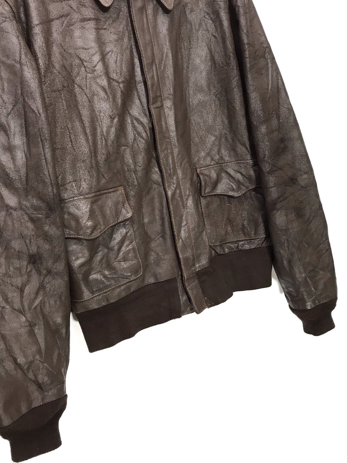 Other Japan Brand Morgan Type A-2 Leather Jacket USAAF WWII 27🟩 Size US M / EU 48-50 / 2 - 2 Thumbnail