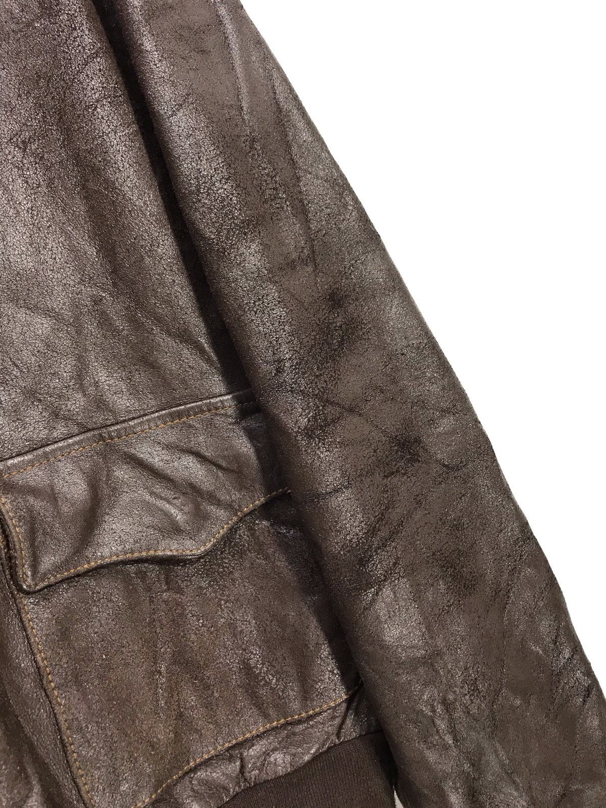 Other Japan Brand Morgan Type A-2 Leather Jacket USAAF WWII 27🟩 Size US M / EU 48-50 / 2 - 5 Thumbnail
