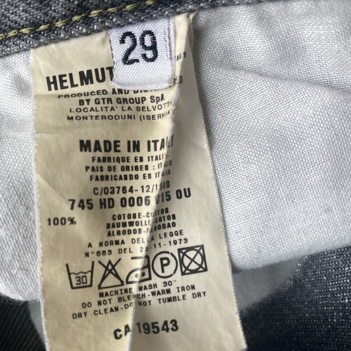 Helmut Lang Helmut Lang Archive Grey Wash Contrast Green Stitch Denim Size US 30 / EU 46 - 5 Thumbnail