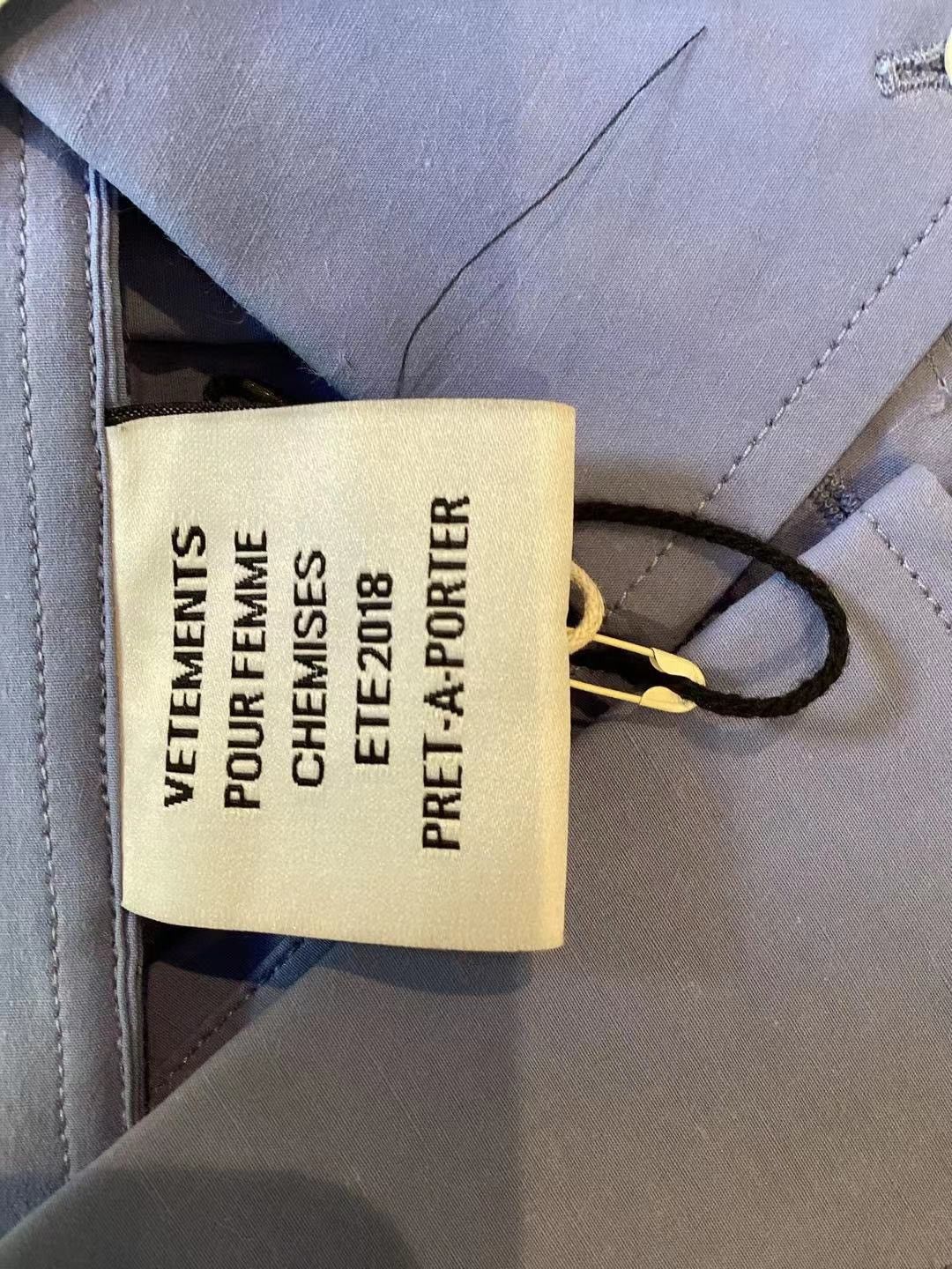 Vetements VETEMENTS double collar double sided button up shirt Size US S / EU 44-46 / 1 - 5 Thumbnail