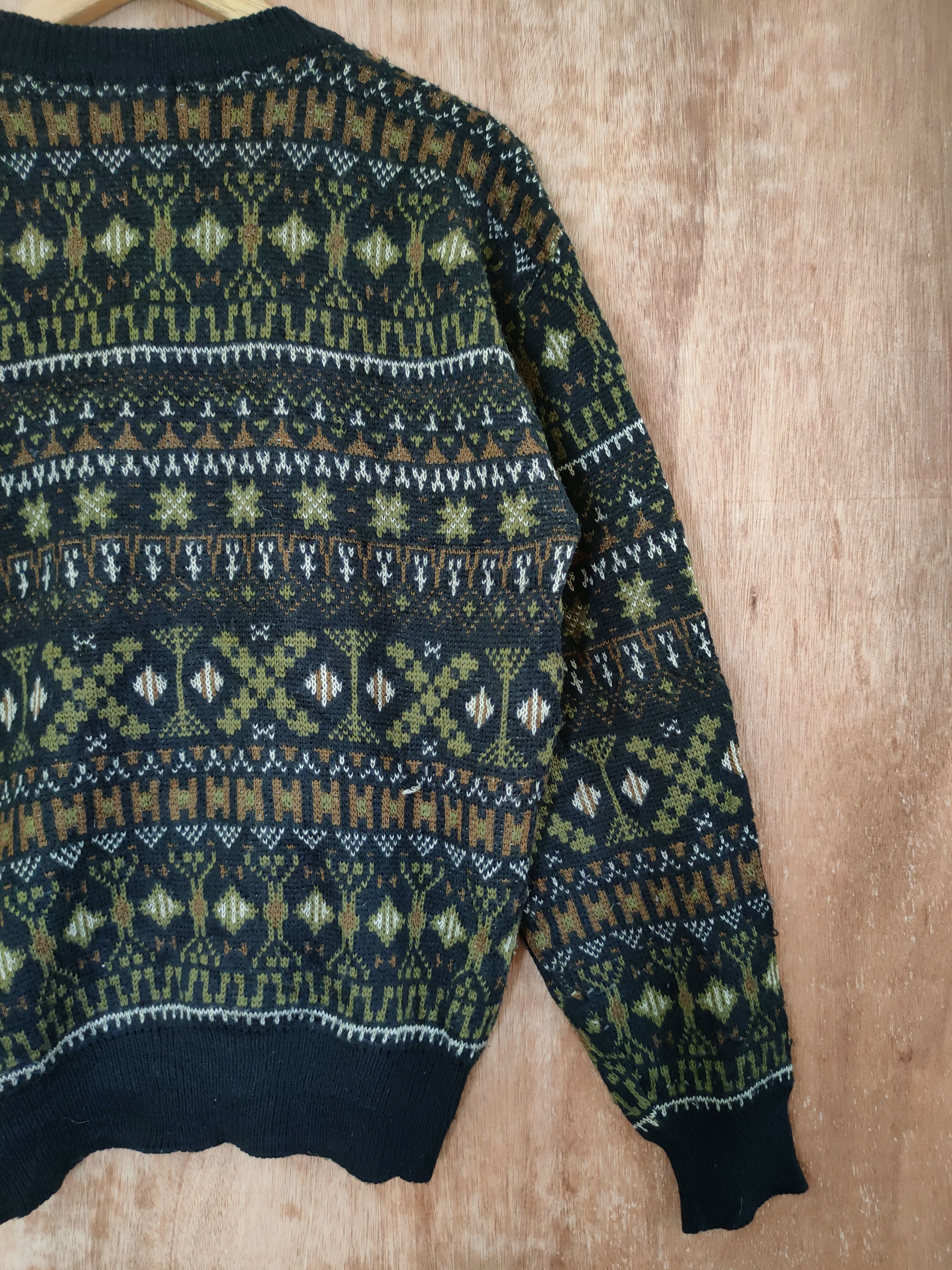 Vintage DL Apoy Men cardigan vintage knitwear japan style #46-478 Size US M / EU 48-50 / 2 - 9 Thumbnail
