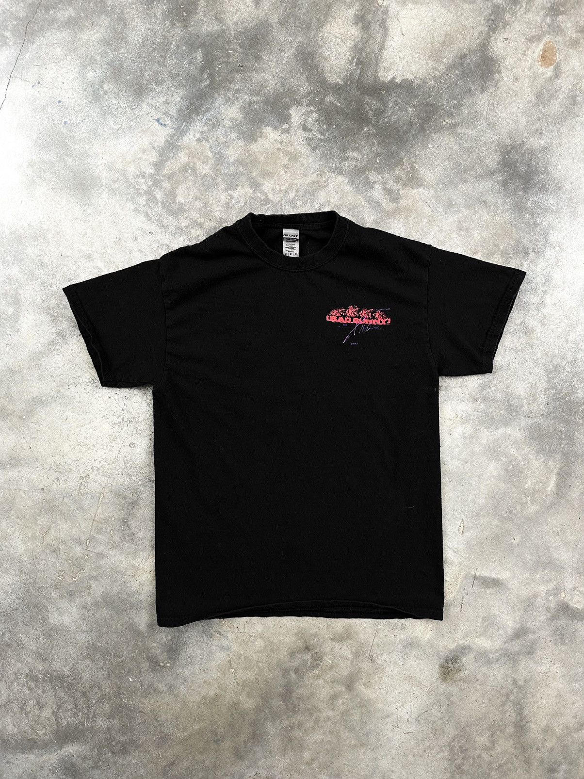 Band Tees Bad Bunny x 100 Pre Black Tour Tee Sz. Medium Solo De Mi Size US M / EU 48-50 / 2 - 3 Thumbnail