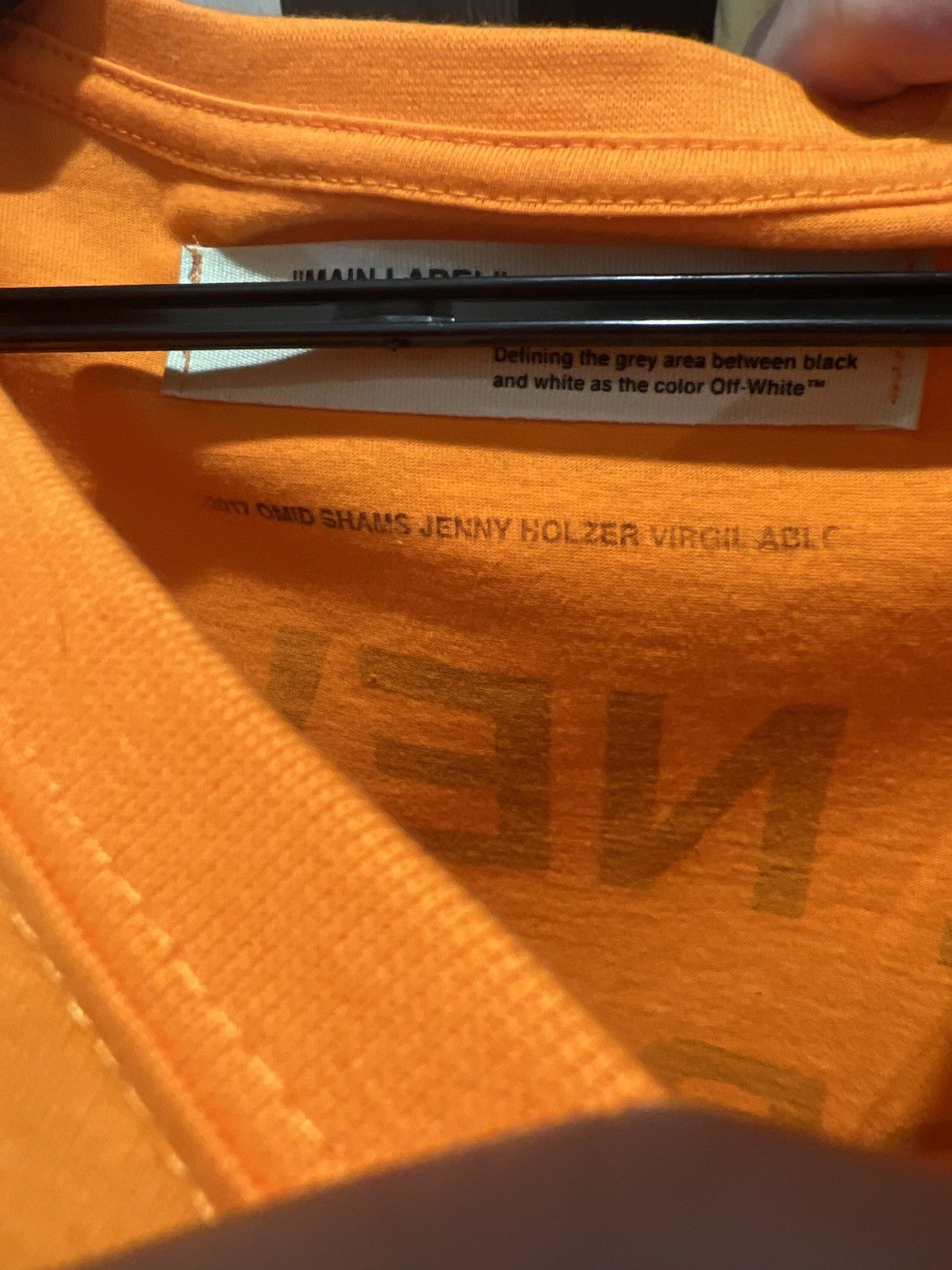 Off-White Off white I’ll never forgive the ocean show invite tee Size US L / EU 52-54 / 3 - 4 Thumbnail