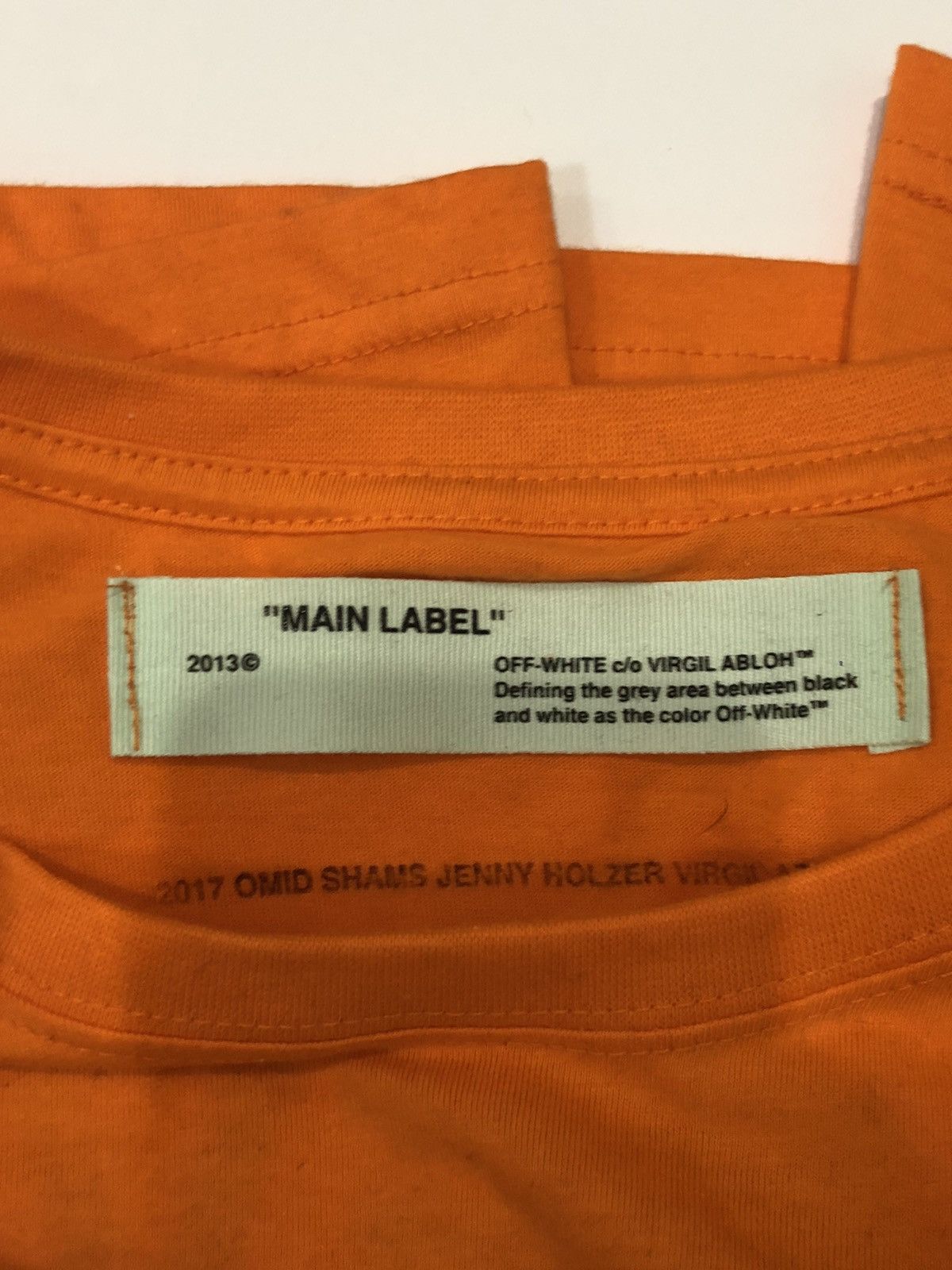 Off-White Off white I’ll never forgive the ocean show invite tee Size US L / EU 52-54 / 3 - 3 Thumbnail