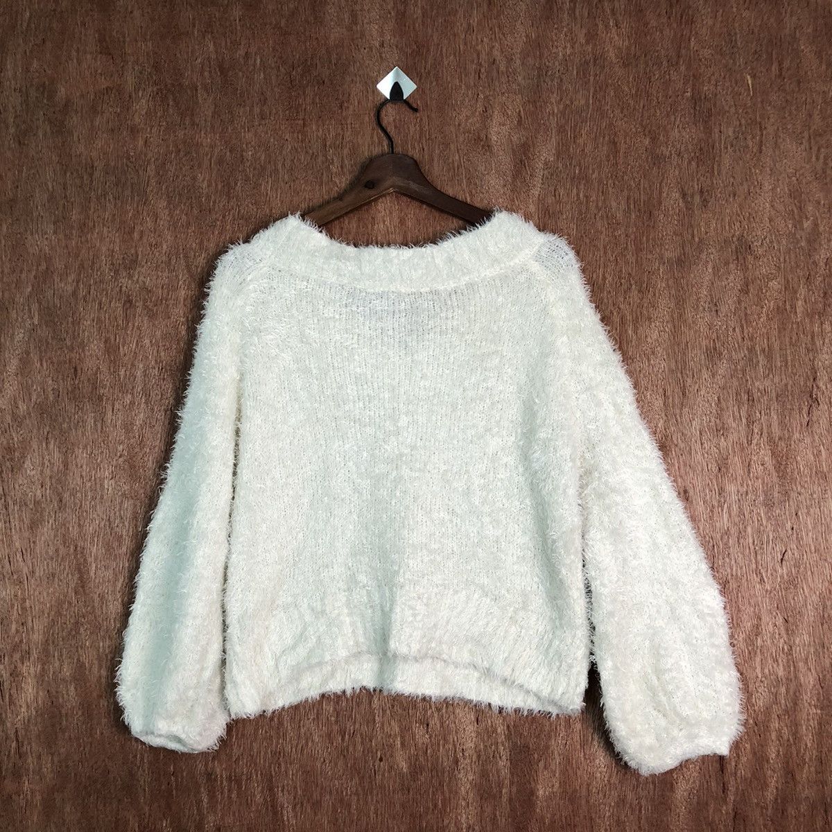 Homespun Knitwear Earth Music & Ecology Shag Shaggy Fur Mohair Knitwear #6544 Size US M / EU 48-50 / 2 - 8 Thumbnail