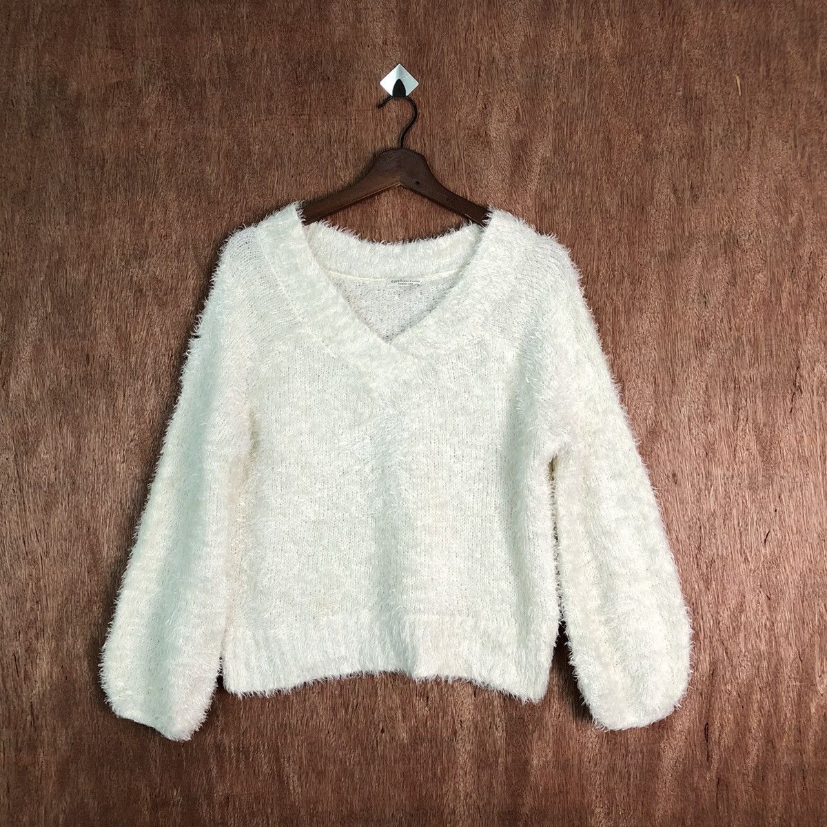 Homespun Knitwear Earth Music & Ecology Shag Shaggy Fur Mohair Knitwear #6544 Size US M / EU 48-50 / 2 - 1 Thumbnail
