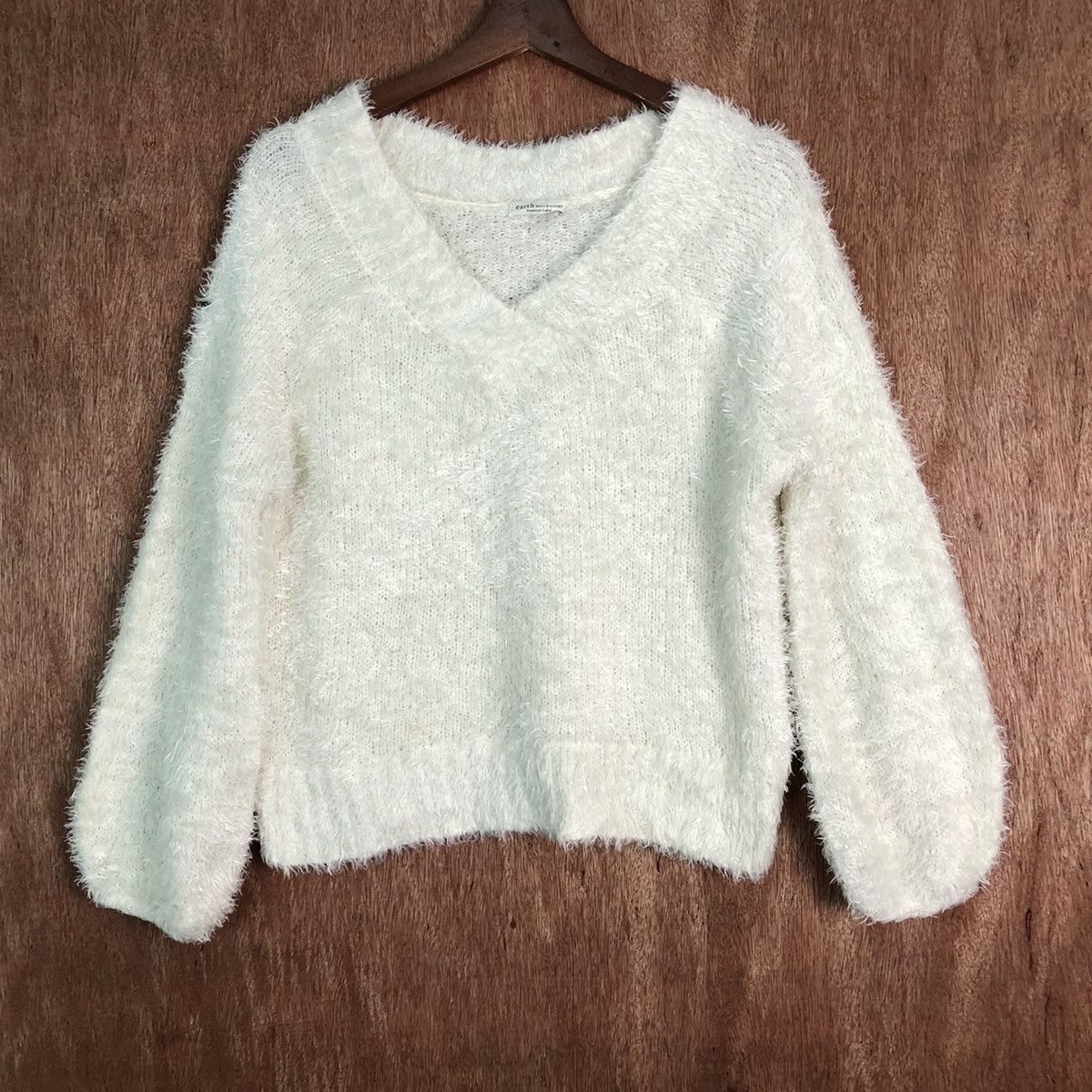 Homespun Knitwear Earth Music & Ecology Shag Shaggy Fur Mohair Knitwear #6544 Size US M / EU 48-50 / 2 - 3 Thumbnail