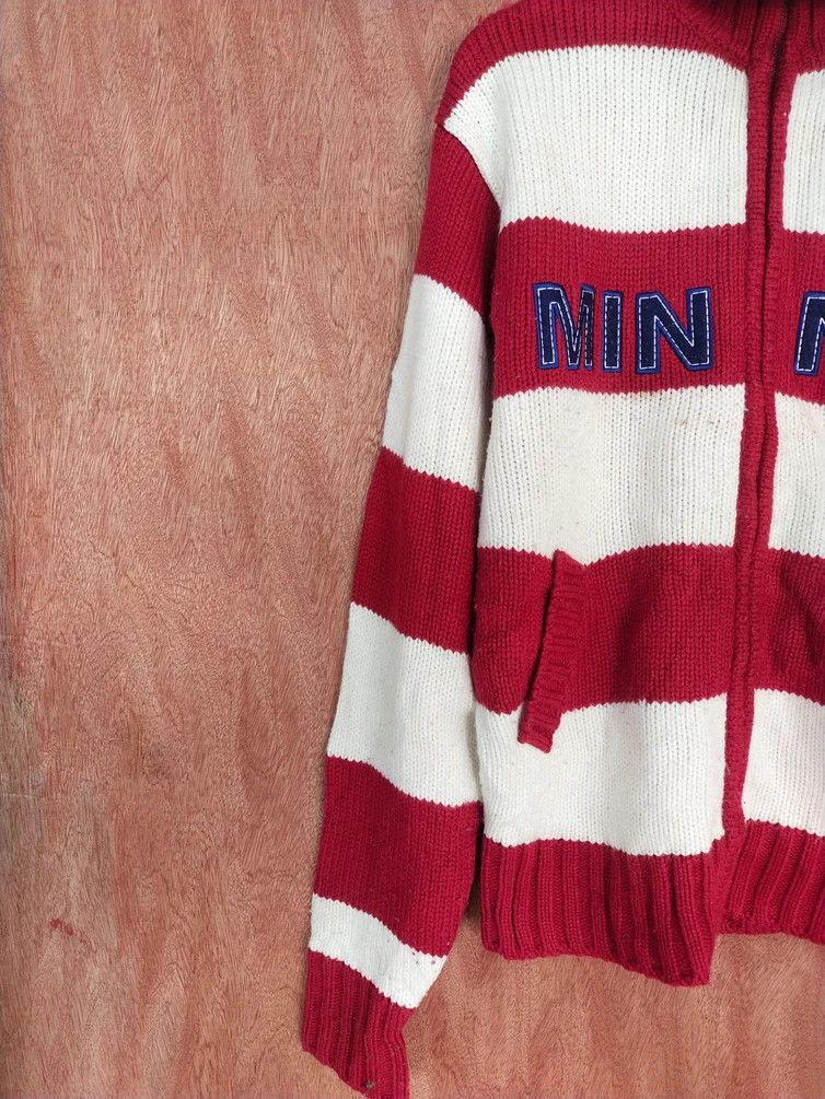 Disney Disney-Minnie Mouse stripe red/white sweaters hoodie #S170 Size US L / EU 52-54 / 3 - 7 Thumbnail