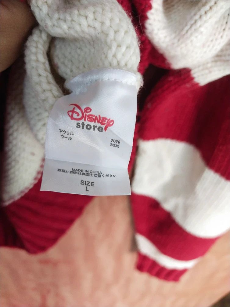 Disney Disney-Minnie Mouse stripe red/white sweaters hoodie #S170 Size US L / EU 52-54 / 3 - 6 Thumbnail