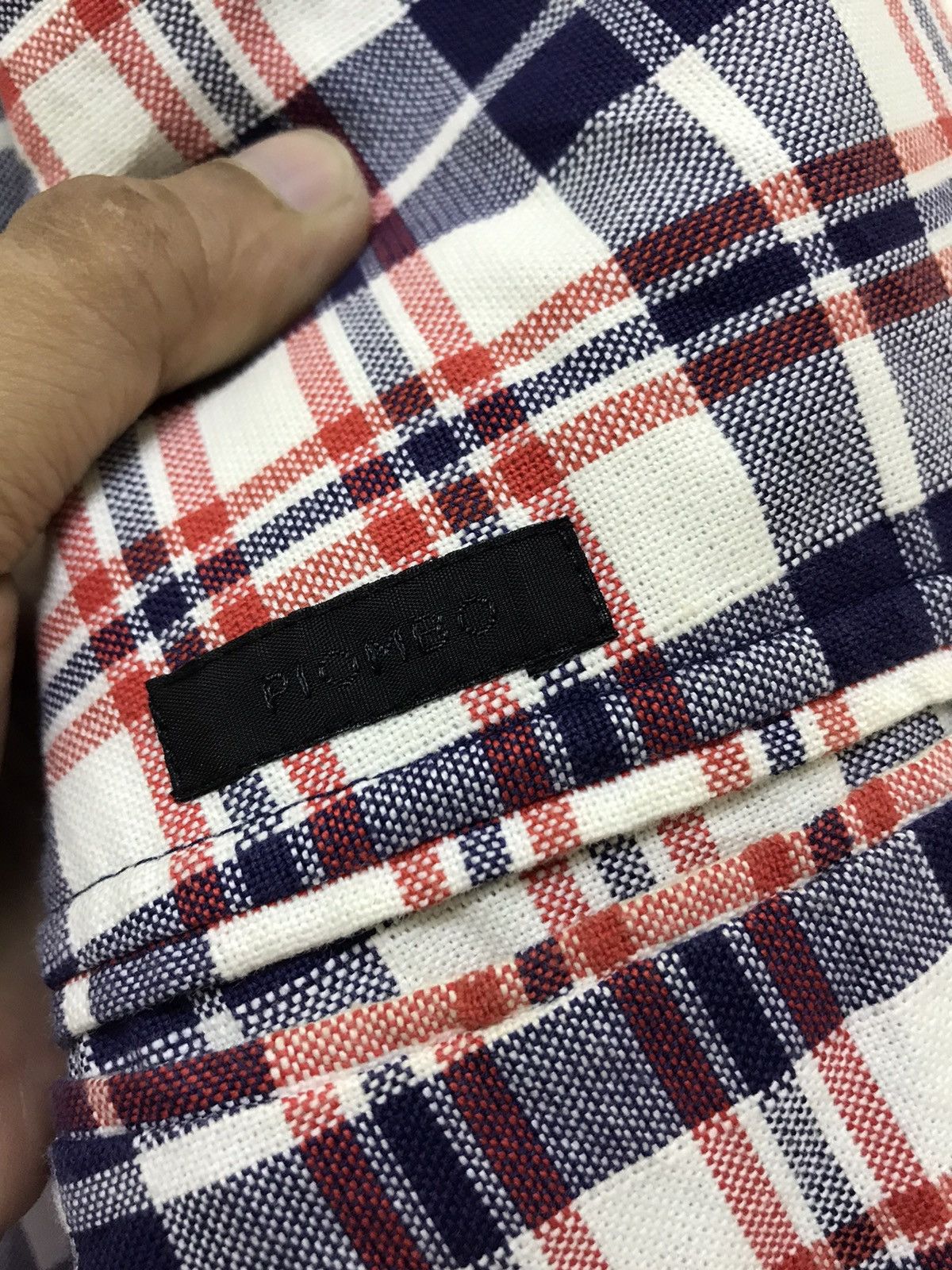 MP Massimo Piombo Made in Italy Piombo Handmade Check Blazer Size US S / EU 44-46 / 1 - 7 Thumbnail