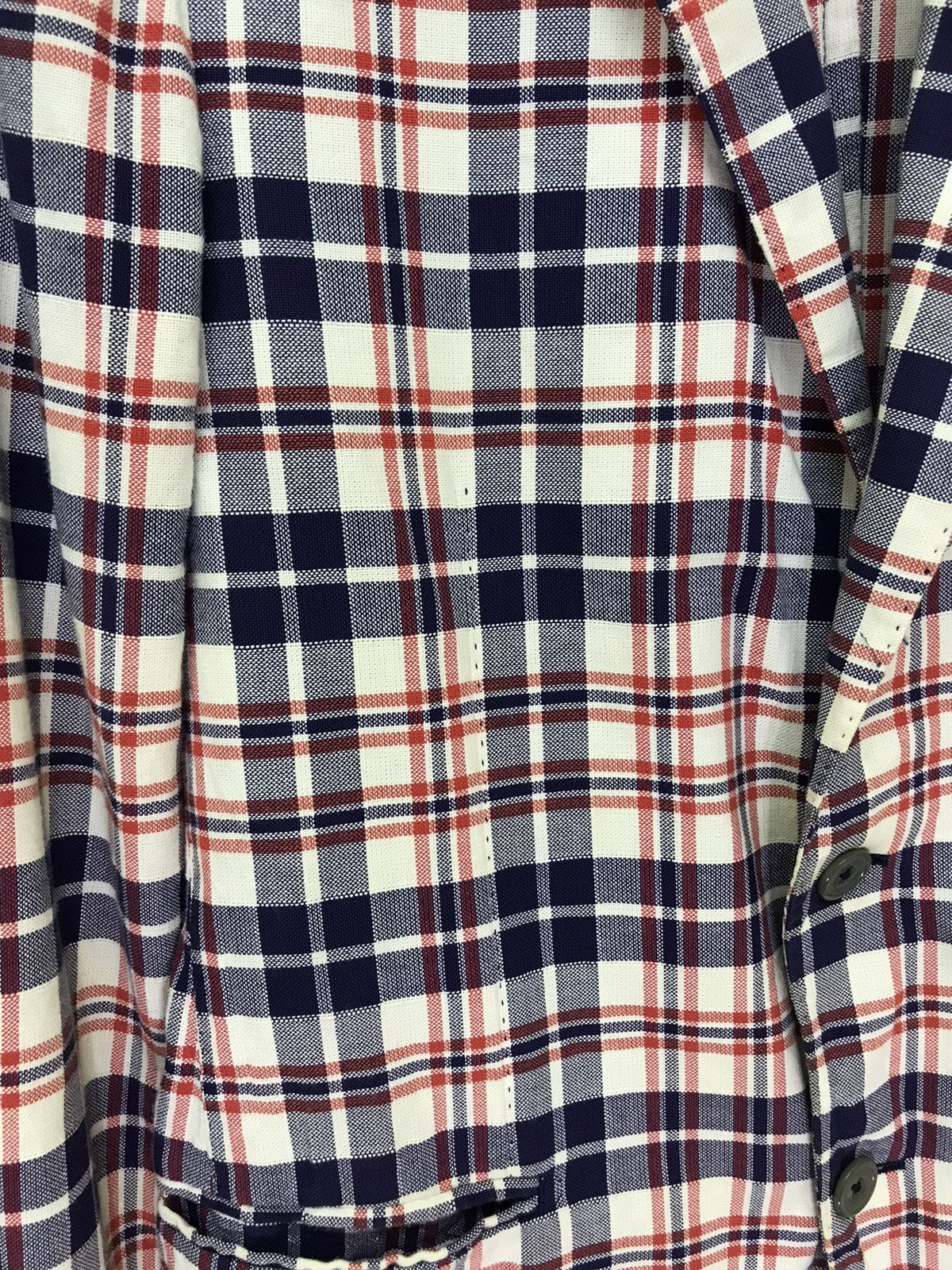 MP Massimo Piombo Made in Italy Piombo Handmade Check Blazer Size US S / EU 44-46 / 1 - 4 Thumbnail