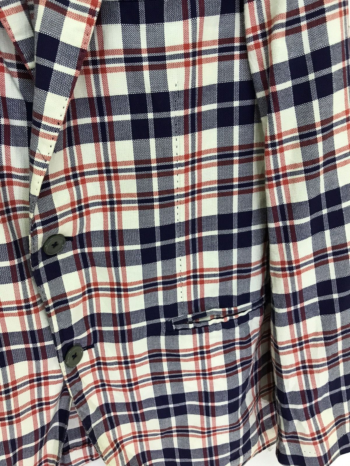 MP Massimo Piombo Made in Italy Piombo Handmade Check Blazer Size US S / EU 44-46 / 1 - 3 Thumbnail