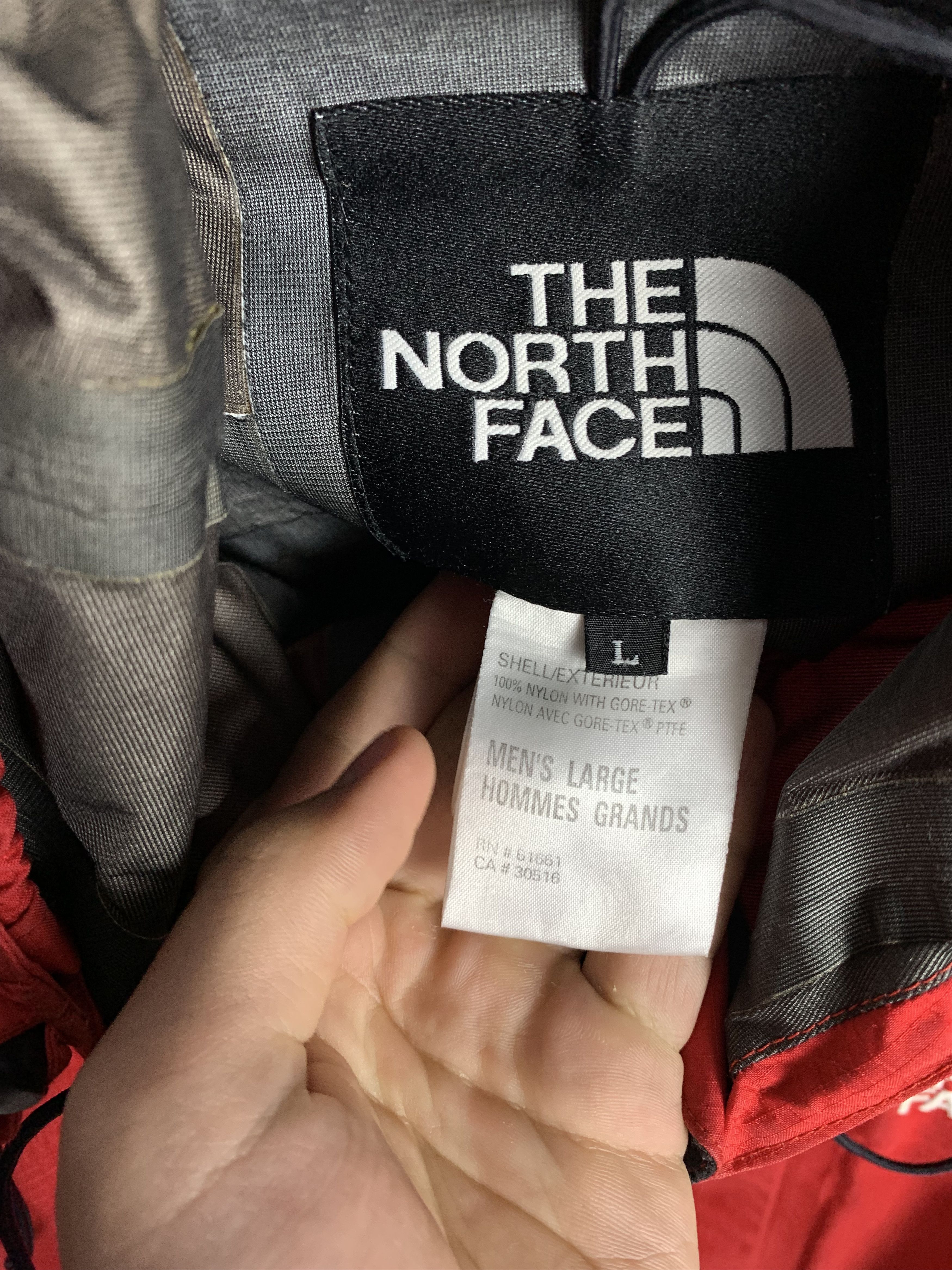 The North Face × Vintage The North Face 90s Vintage Mens Nylon Gore Tex Jacket Size US L / EU 52-54 / 3 - 3 Thumbnail