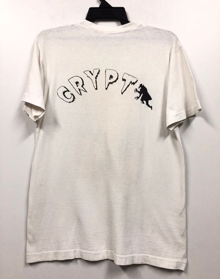 Fruit Of The Loom Rare Vintage 90s Crypt Flesh Hammer Horror Movie Shirt Size US M / EU 48-50 / 2 - 2 Thumbnail