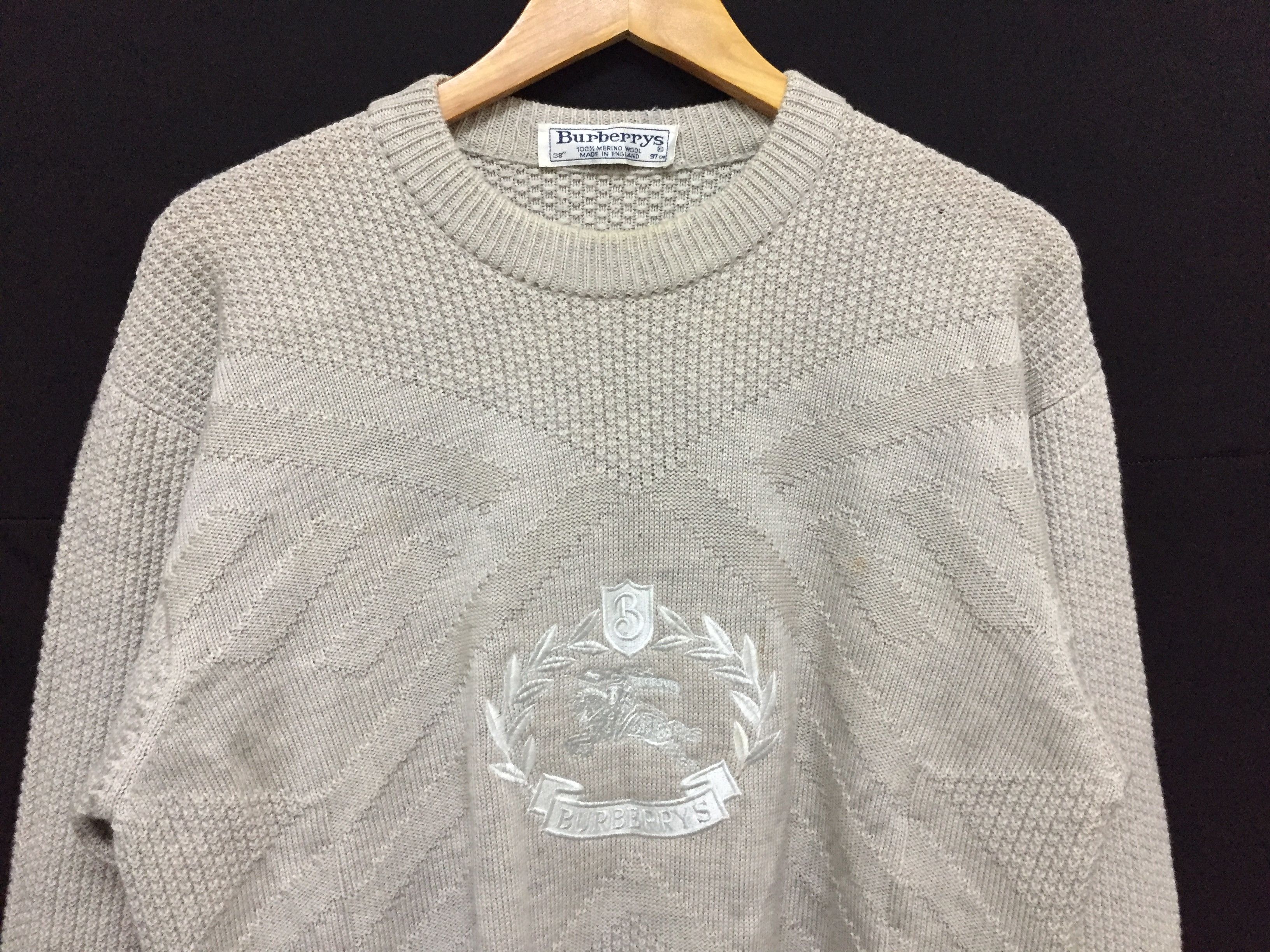 Burberry × Burberry Prorsum Vtg embroidered iconic logo Knit Size US M / EU 48-50 / 2 - 5 Thumbnail