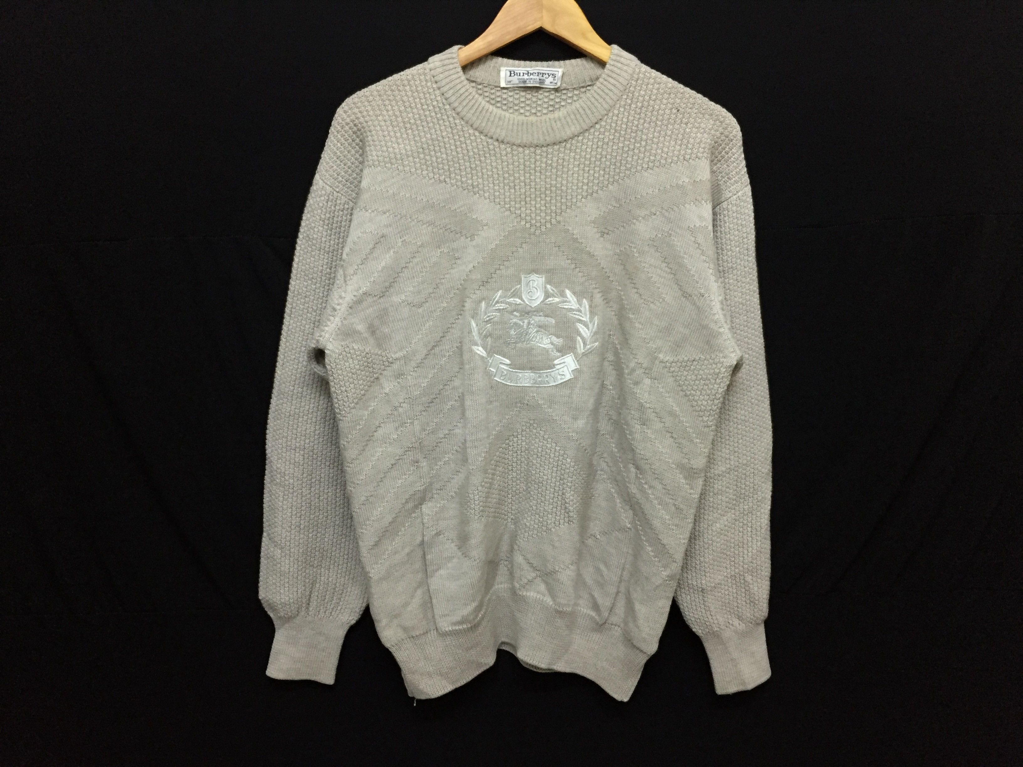 Burberry × Burberry Prorsum Vtg embroidered iconic logo Knit Size US M / EU 48-50 / 2 - 3 Thumbnail