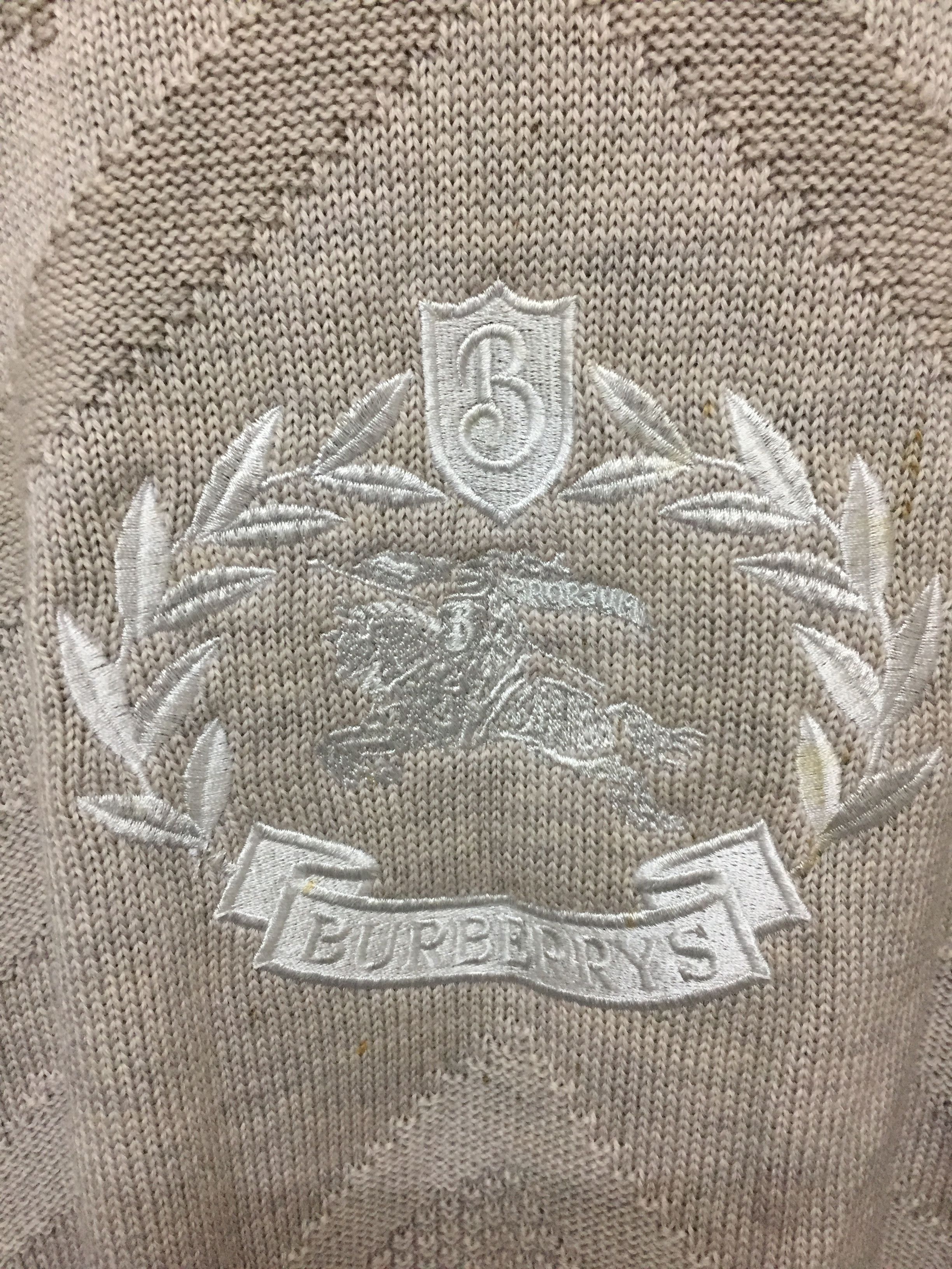 Burberry × Burberry Prorsum Vtg embroidered iconic logo Knit Size US M / EU 48-50 / 2 - 7 Thumbnail