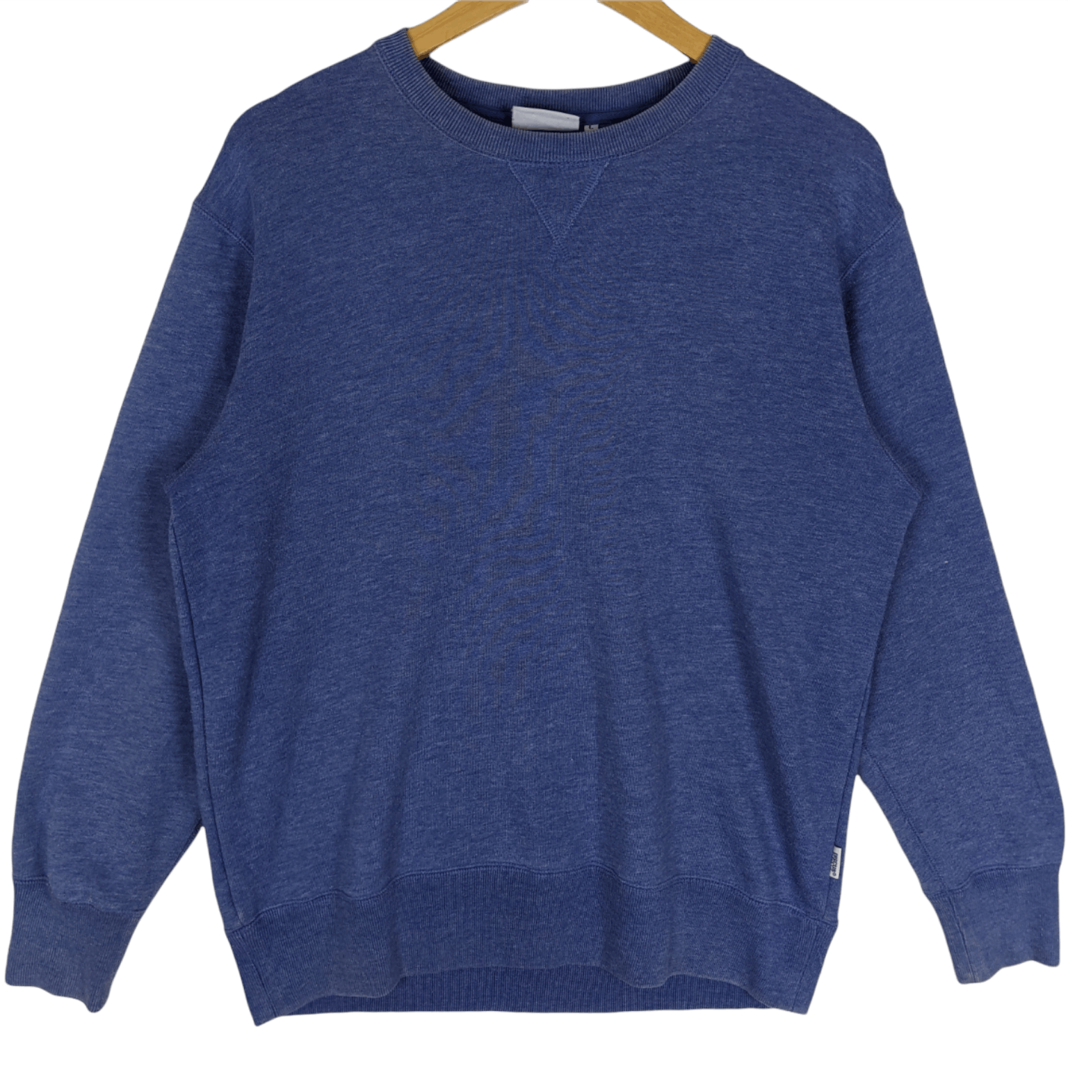 Vintage DISCUS ATHLETE Plain Blue Jumper Sweatshirt Size US L / EU 52-54 / 3 - 2 Thumbnail