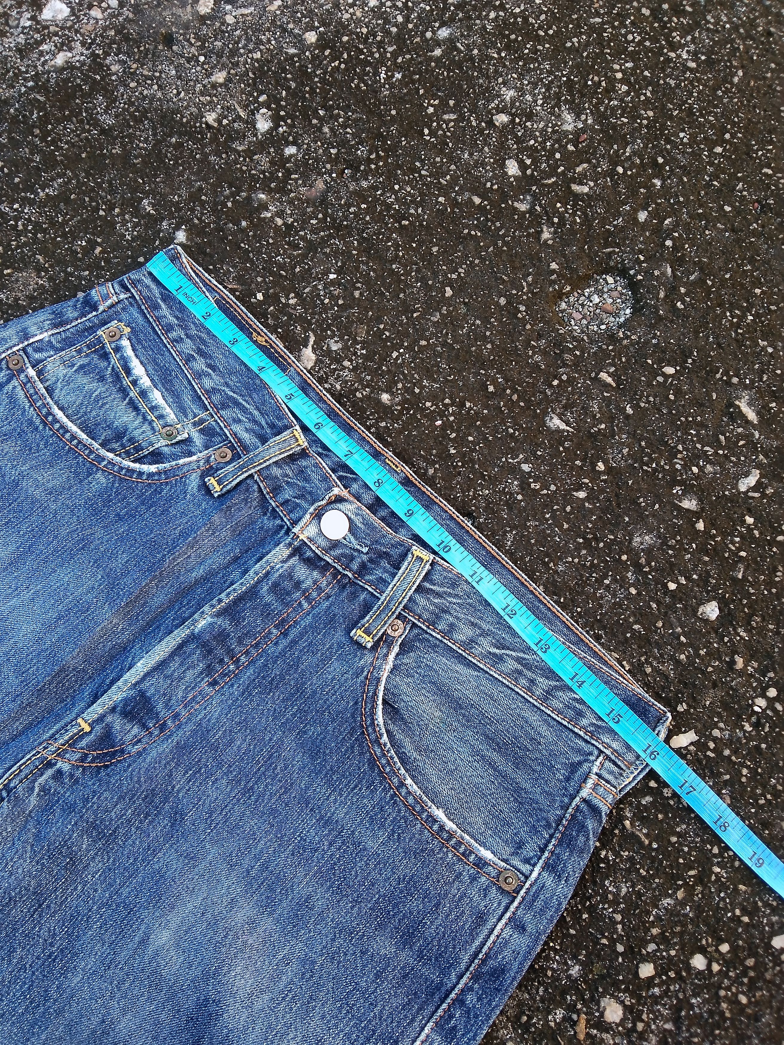 Levi's Vintage Levi's 501 Blue Washed Distressed Jeans 31x32 Size US 31 - 6 Thumbnail