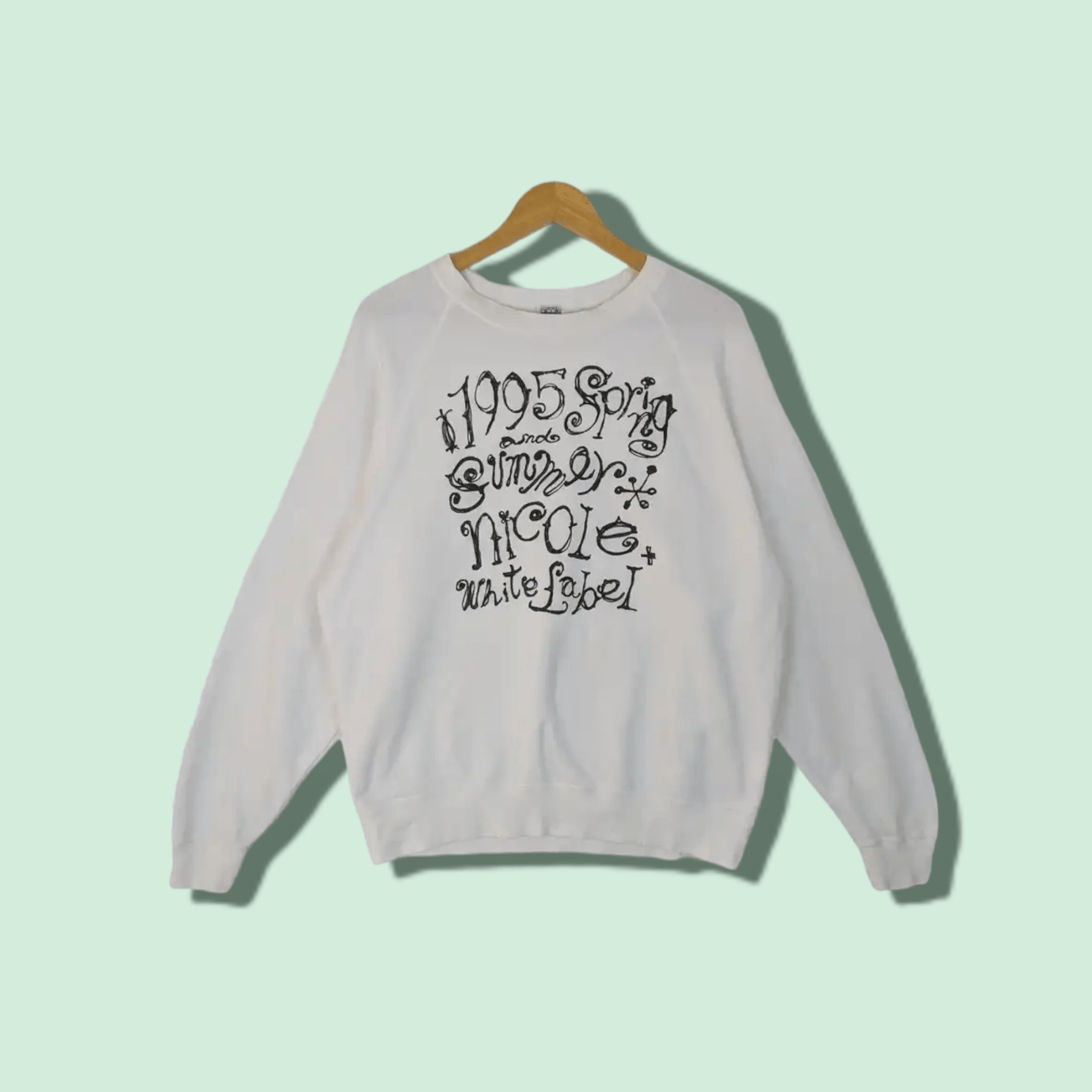 Japanese Brand Japan NICOLE All Over Print Big Logo Jumper Sweatshirt Size US L / EU 52-54 / 3 - 1 Thumbnail