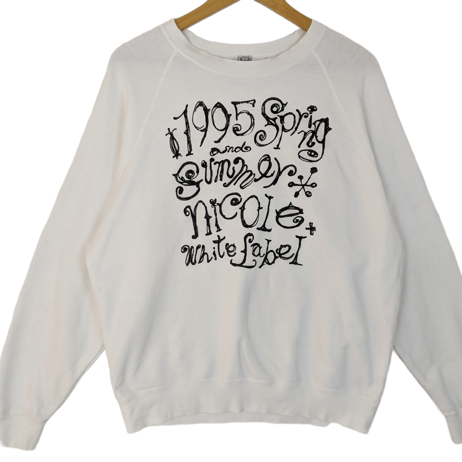 Japanese Brand Japan NICOLE All Over Print Big Logo Jumper Sweatshirt Size US L / EU 52-54 / 3 - 2 Thumbnail