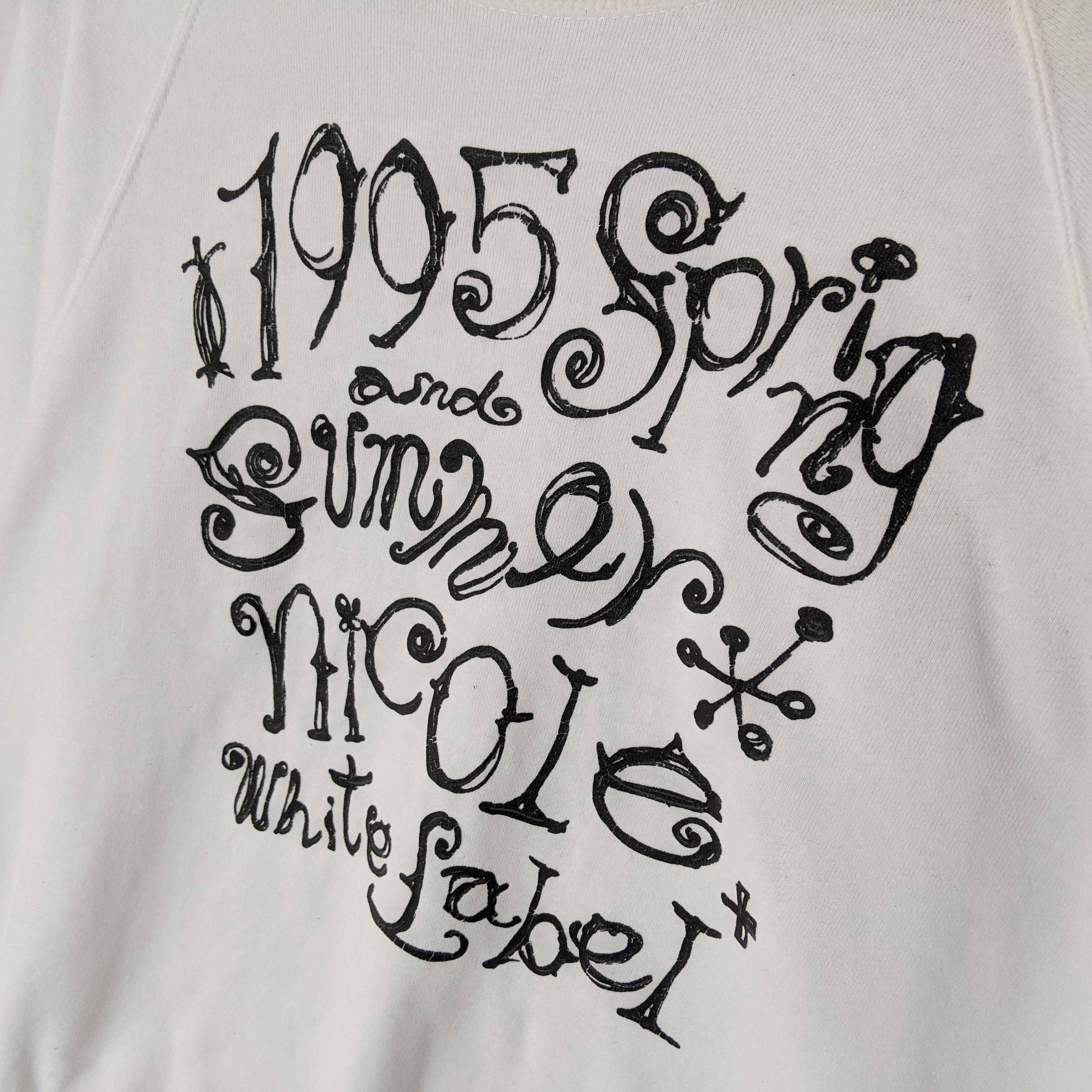 Japanese Brand Japan NICOLE All Over Print Big Logo Jumper Sweatshirt Size US L / EU 52-54 / 3 - 5 Thumbnail