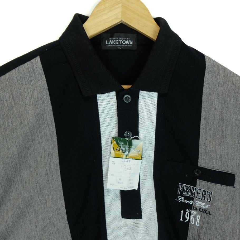Japanese Brand 90's LAKE TOWN Multicolor Retro Style Sweatshirts Size US L / EU 52-54 / 3 - 3 Thumbnail