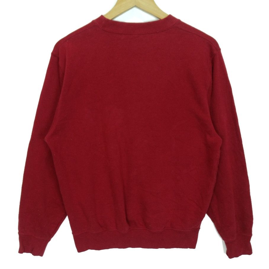 Uniqlo Vintage 90's UNIQLO Red Sweatshirts Jumper Pullover Sweater Size US M / EU 48-50 / 2 - 7 Thumbnail
