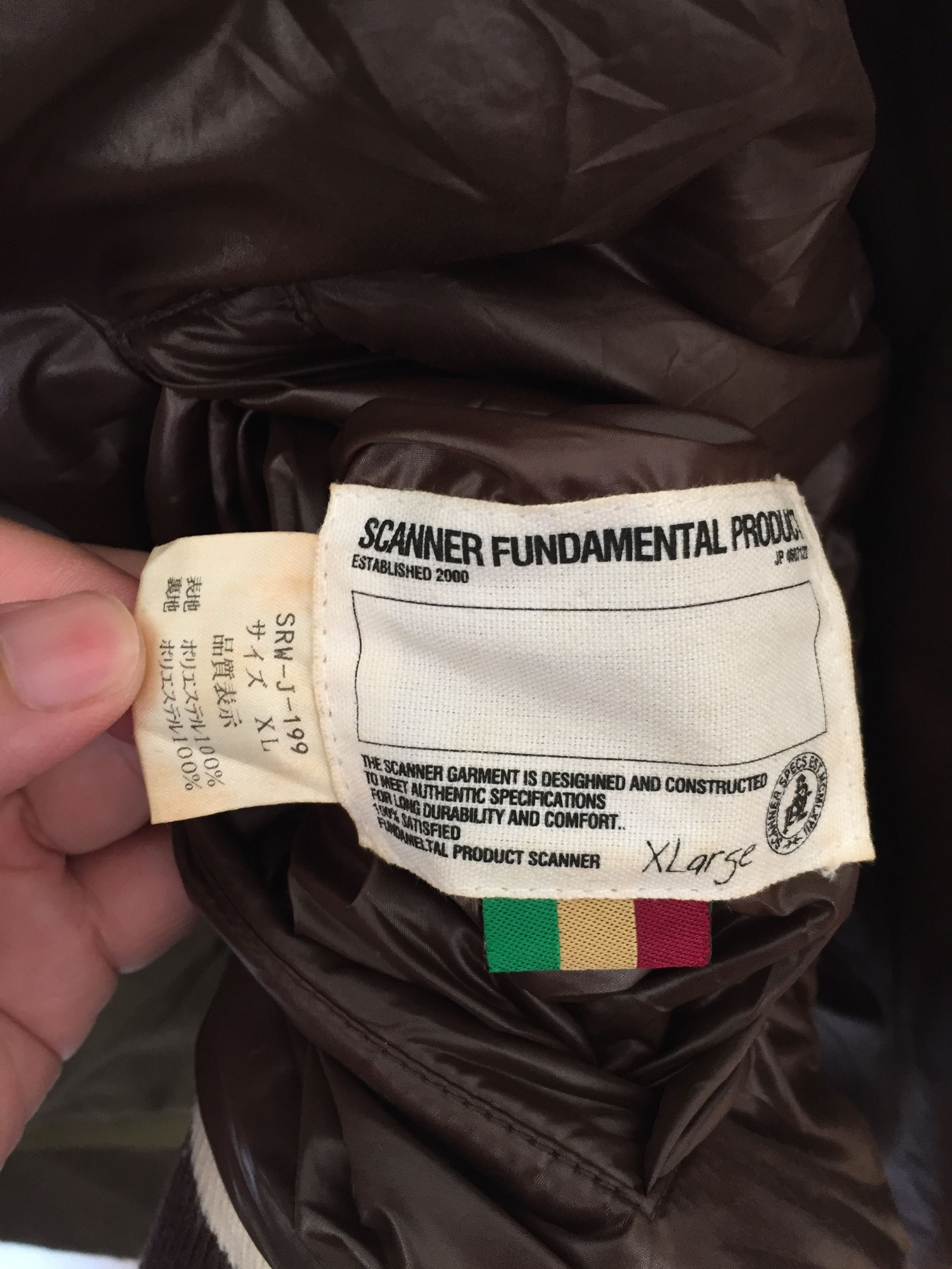 PHENOMENON Vtg SCANNER Japan Reversible jacket Size US XL / EU 56 / 4 - 12 Thumbnail