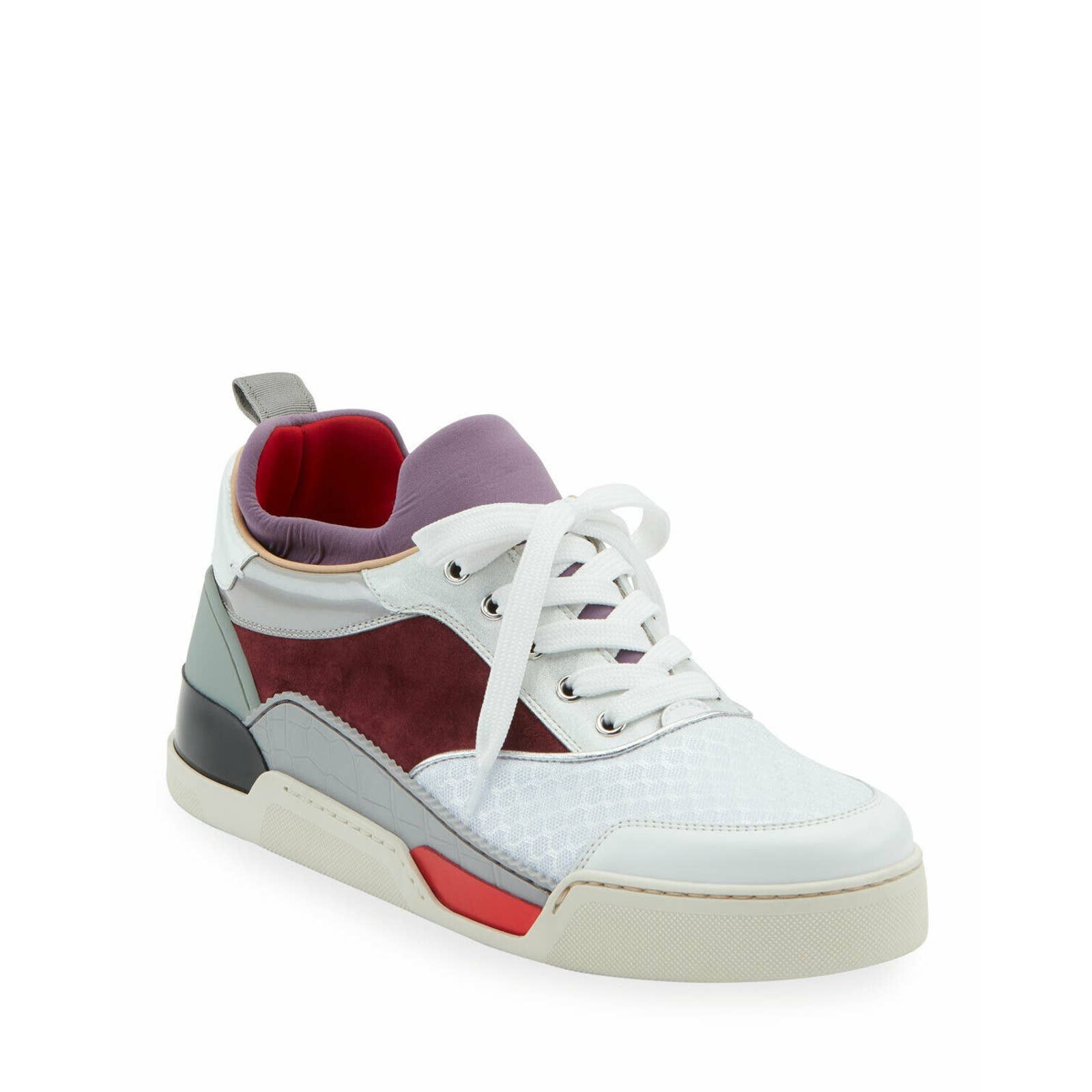 Christian Louboutin 3191281 AURELIEN MULTICOLOR MESH PATENT GLITTER SNEAKERS 43 Size US 10 / EU 43 - 4 Thumbnail
